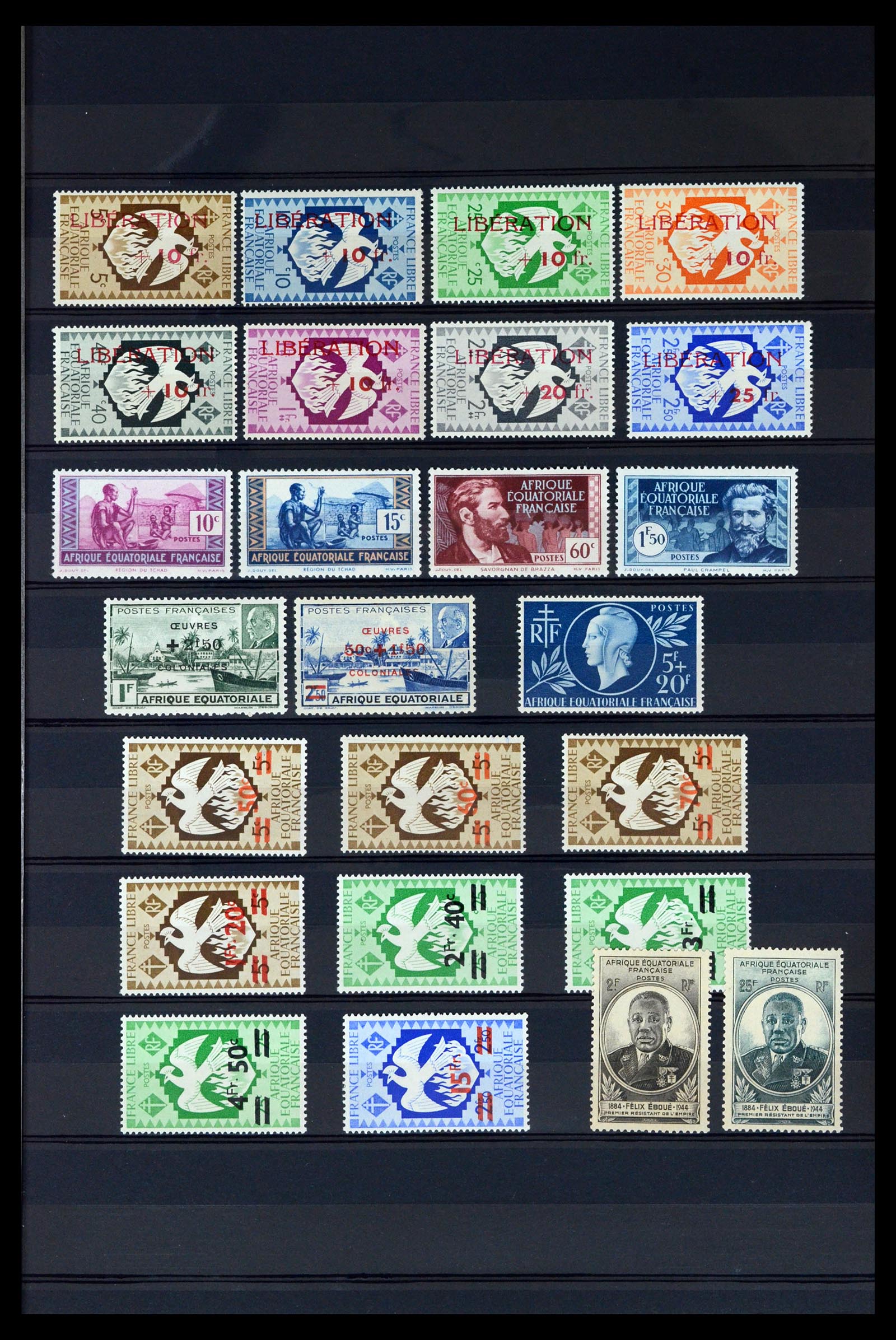 36620 009 - Stamp collection 36620 French colonies 1860-1950.