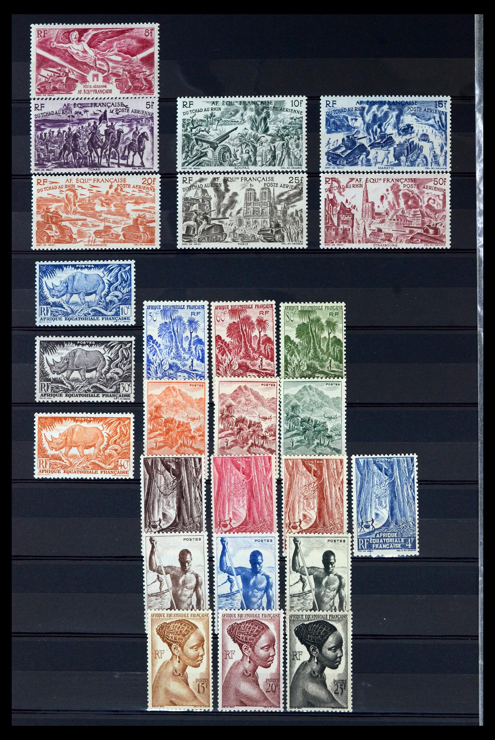 36620 010 - Stamp collection 36620 French colonies 1860-1950.