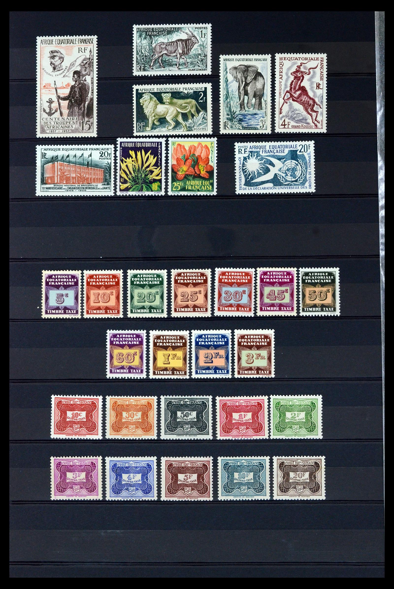 36620 012 - Stamp collection 36620 French colonies 1860-1950.