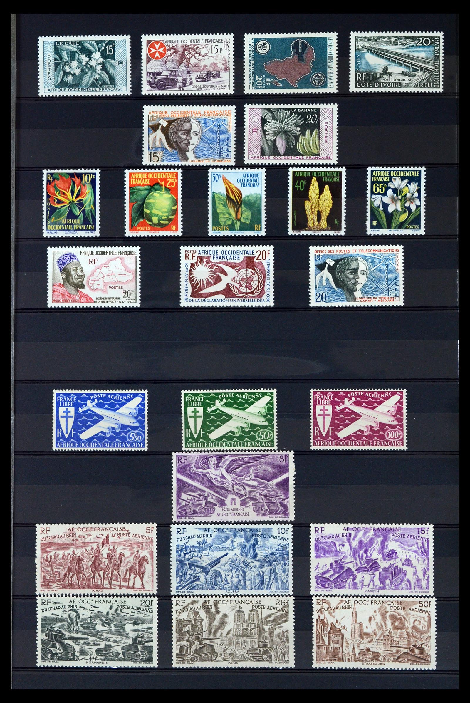 36620 015 - Stamp collection 36620 French colonies 1860-1950.