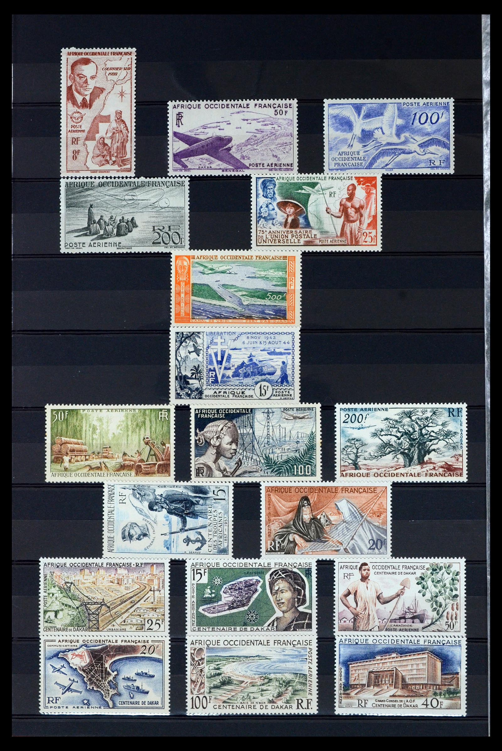 36620 016 - Stamp collection 36620 French colonies 1860-1950.