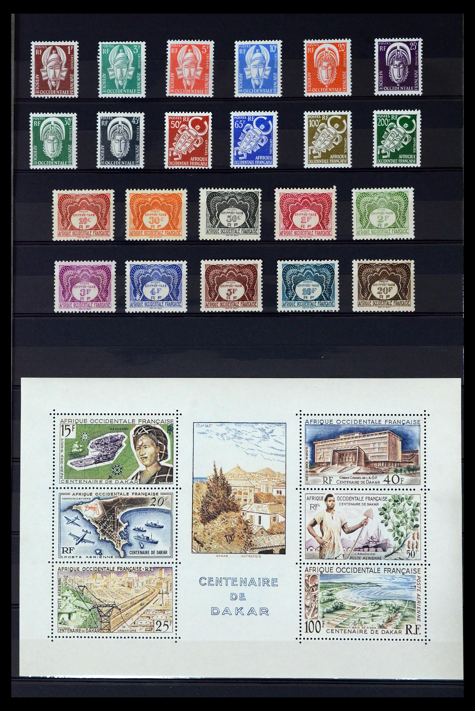 36620 017 - Stamp collection 36620 French colonies 1860-1950.