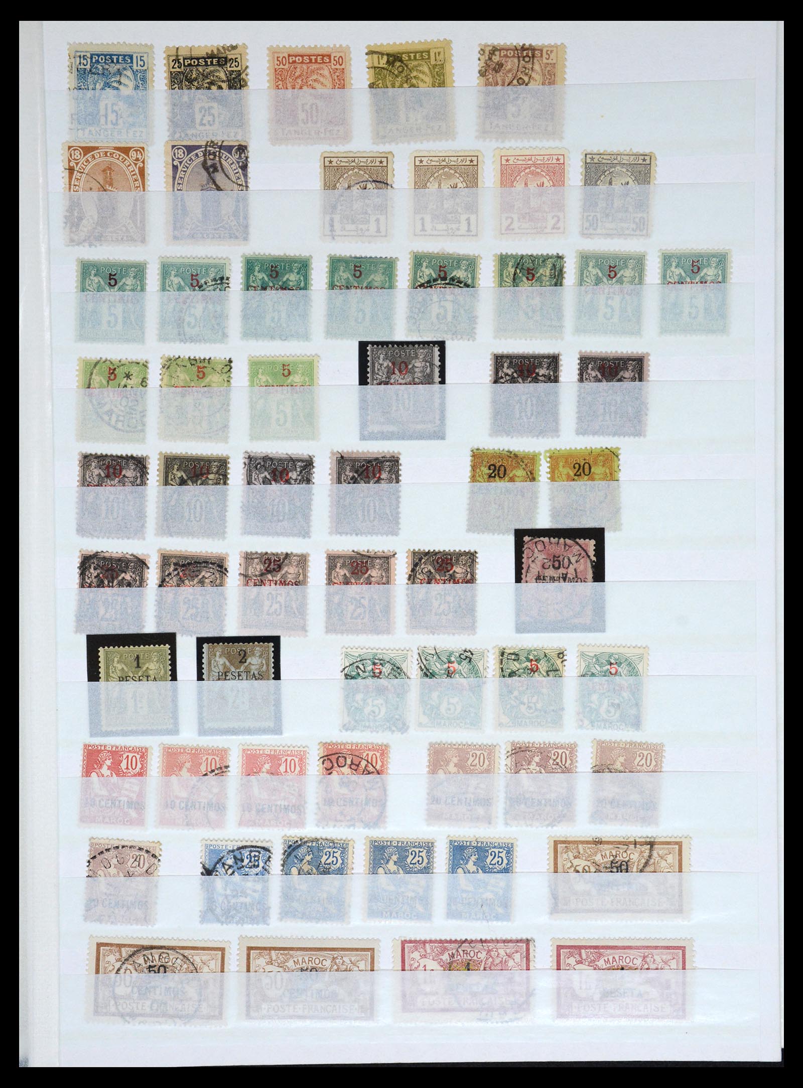 36620 029 - Stamp collection 36620 French colonies 1860-1950.