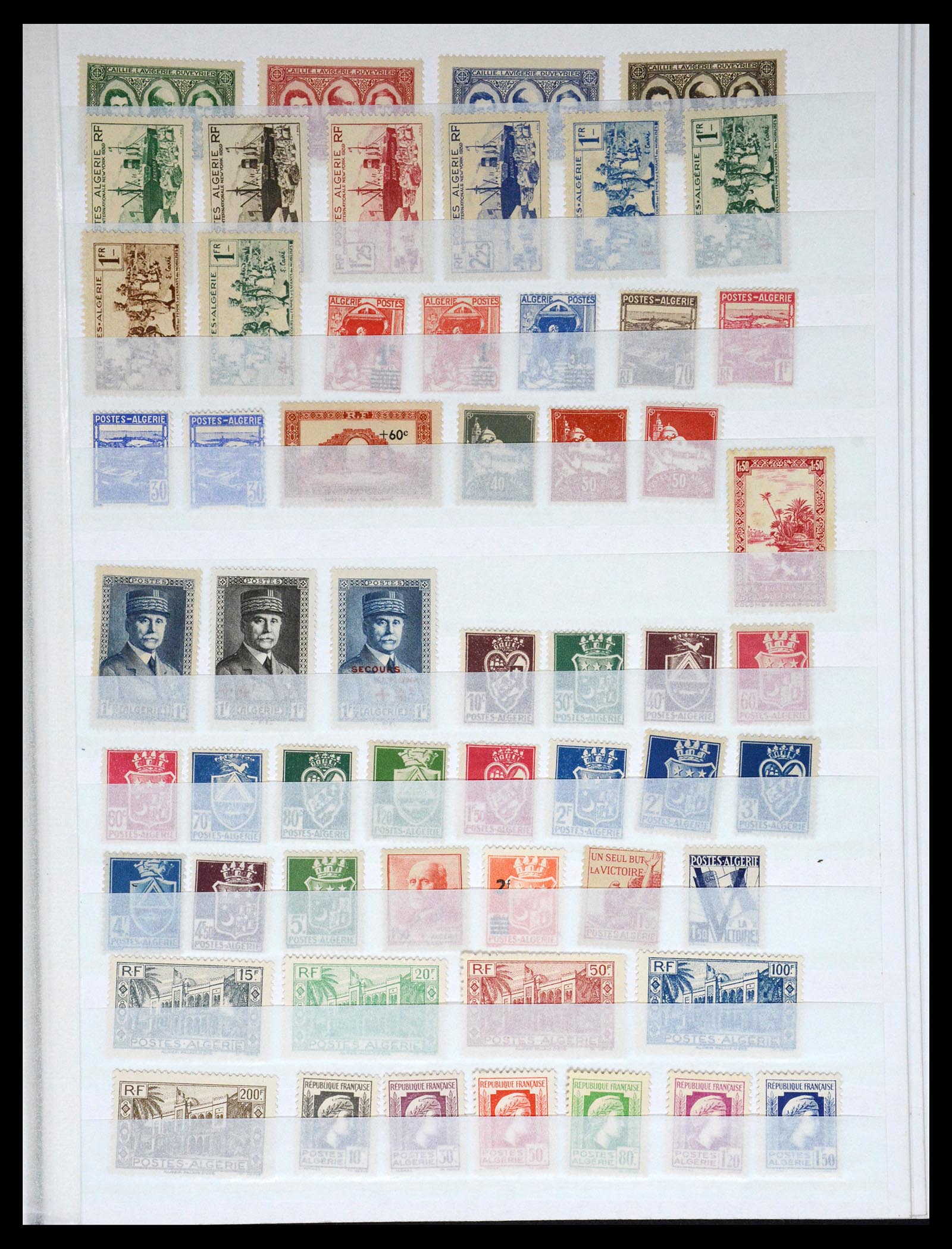 36620 057 - Stamp collection 36620 French colonies 1860-1950.