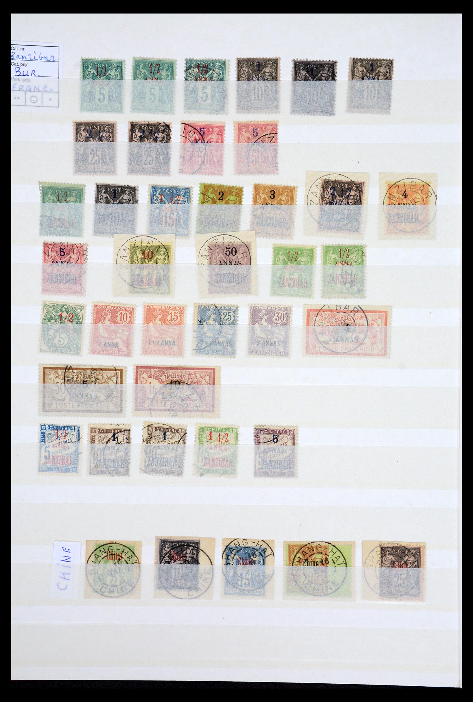 36620 100 - Stamp collection 36620 French colonies 1860-1950.