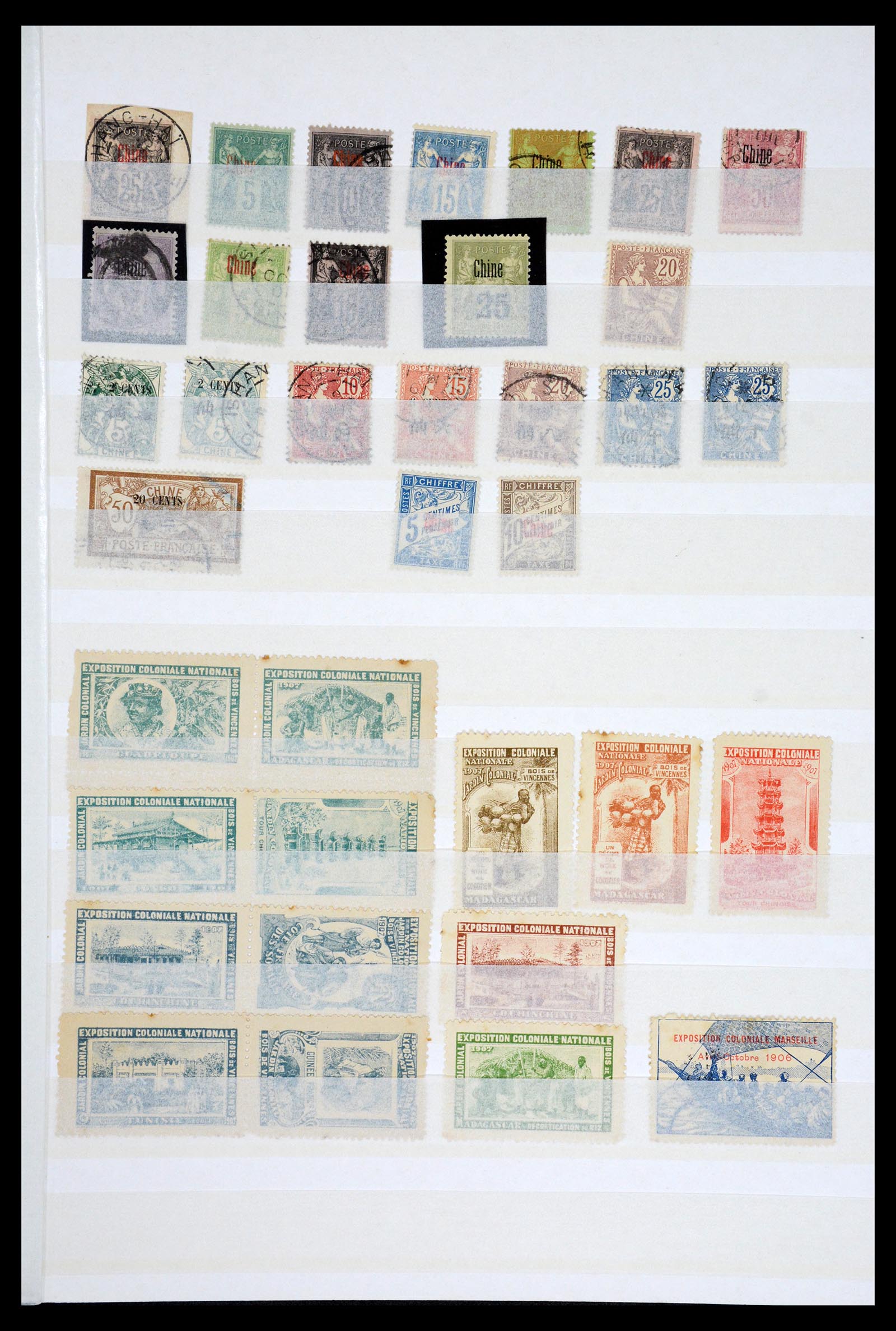 36620 101 - Stamp collection 36620 French colonies 1860-1950.