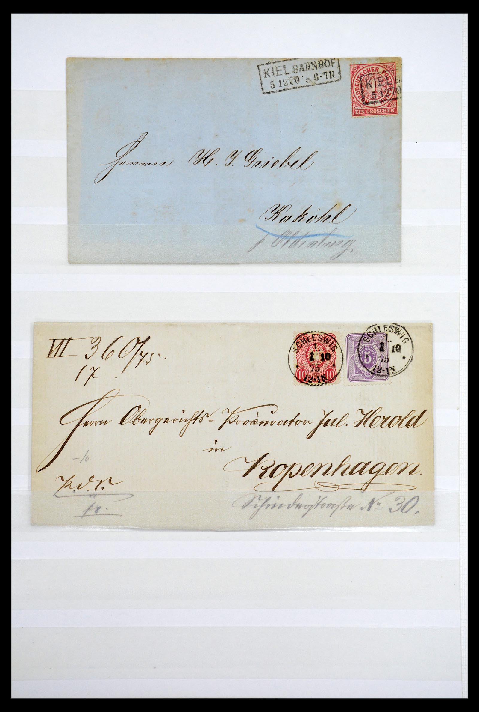 36626 011 - Postzegelverzameling 36626 Schleswig-Holstein 1851-1864.