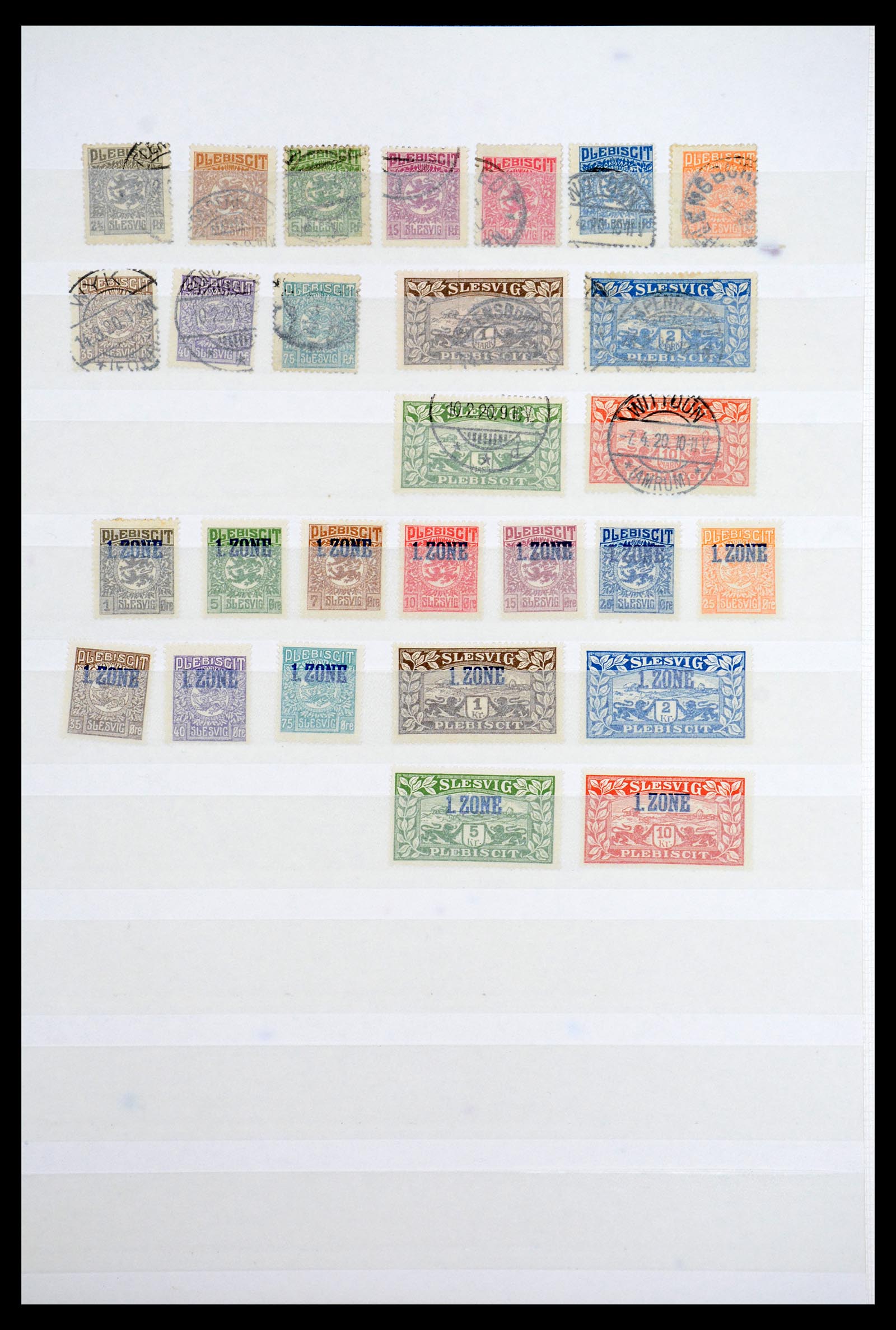 36626 012 - Postzegelverzameling 36626 Schleswig-Holstein 1851-1864.