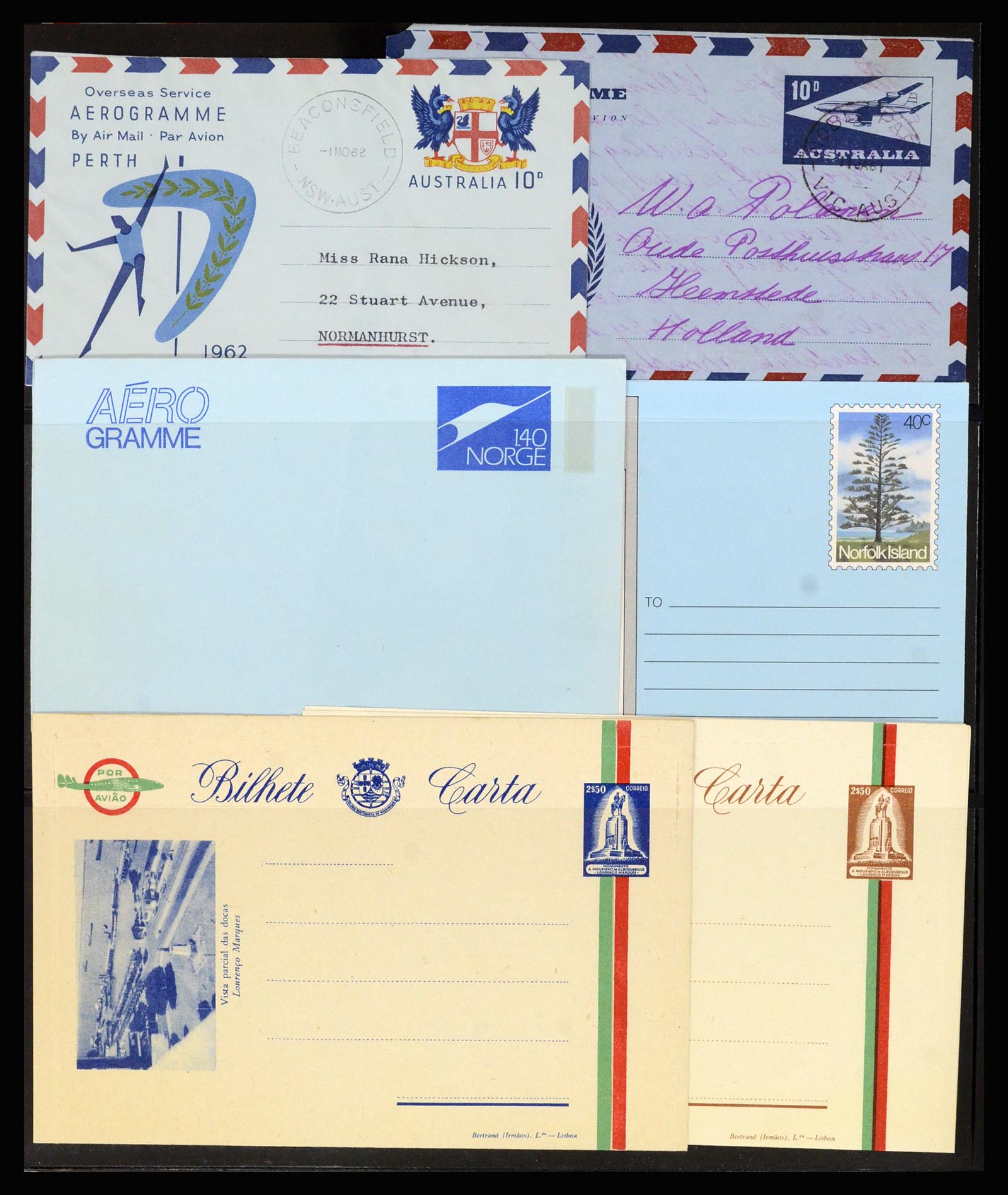 36627 006 - Stamp collection 36627 World aerograms.