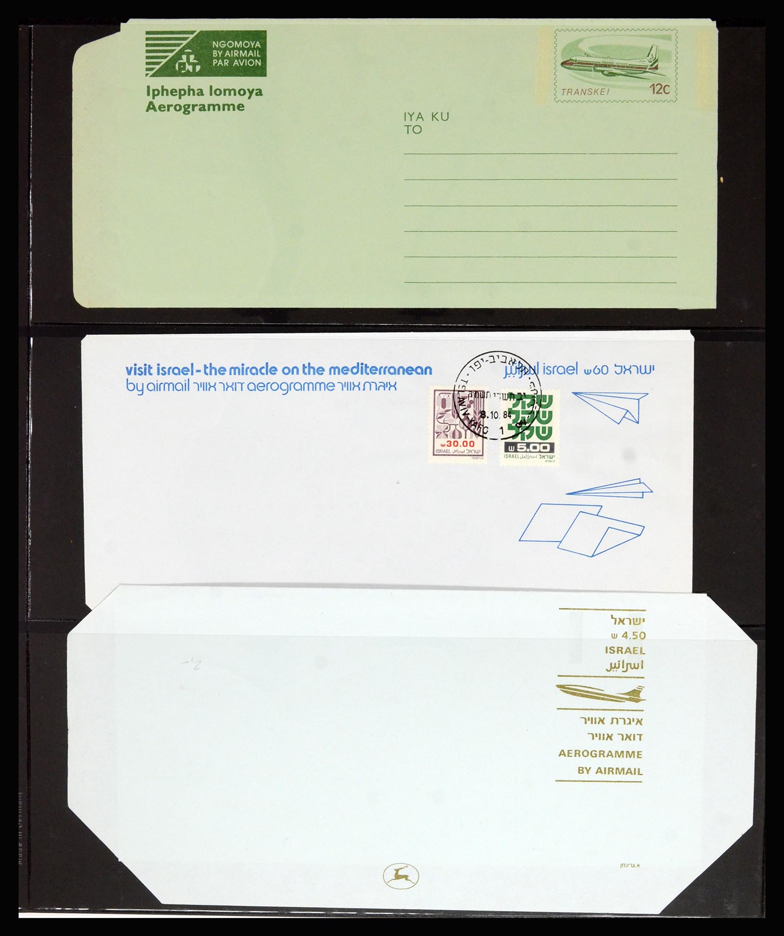 36627 027 - Stamp collection 36627 World aerograms.