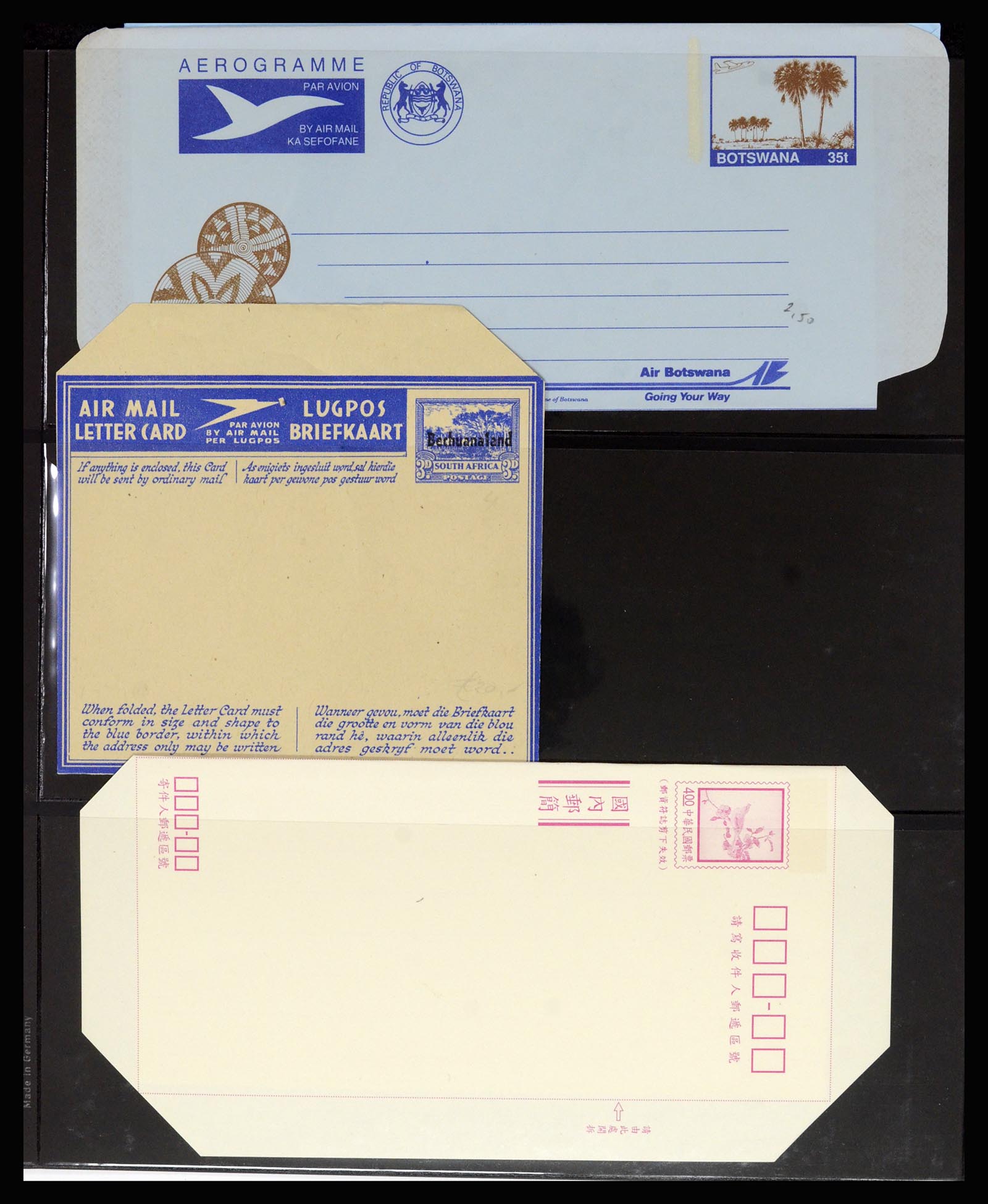 36627 031 - Stamp collection 36627 World aerograms.