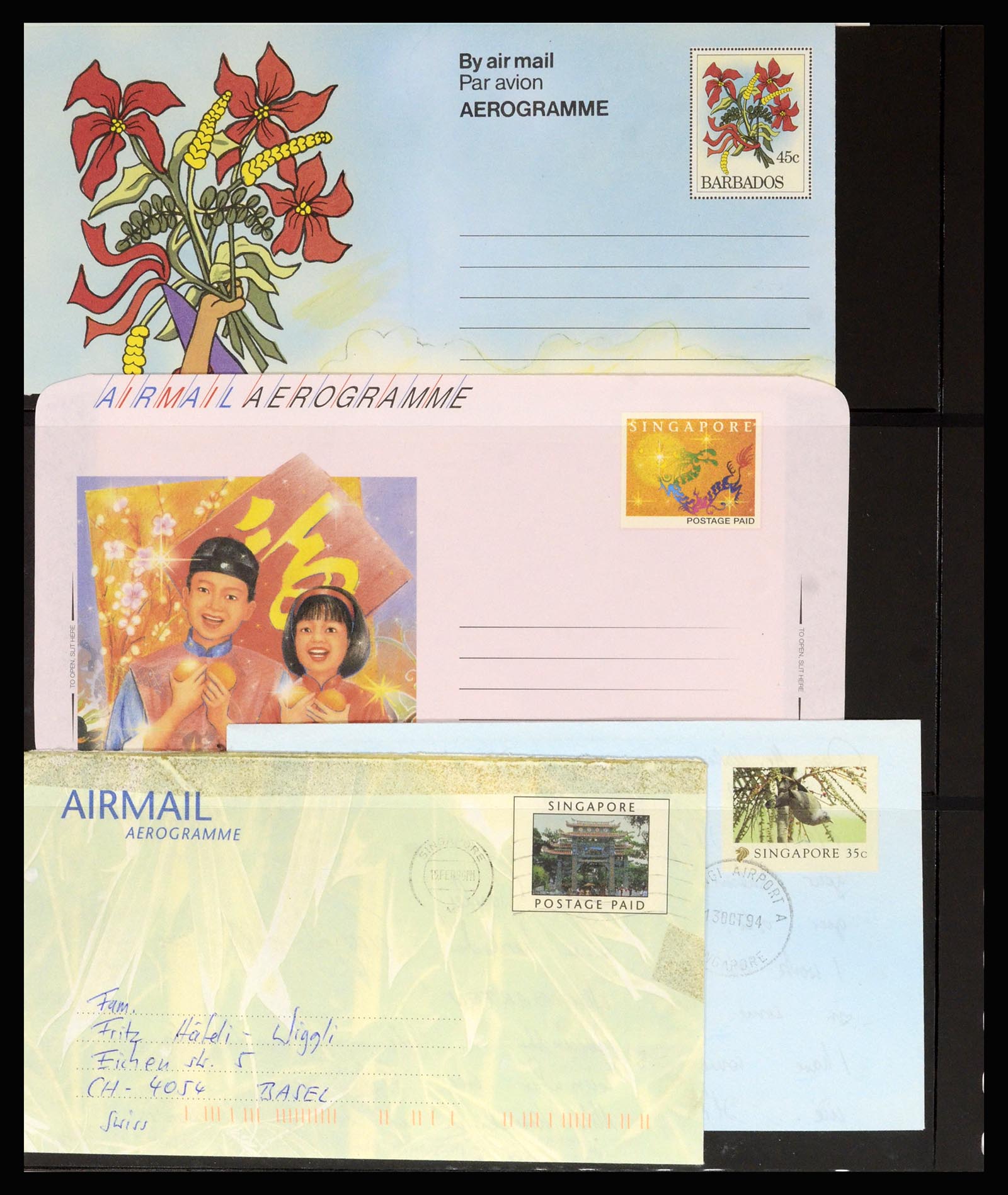 36627 036 - Stamp collection 36627 World aerograms.