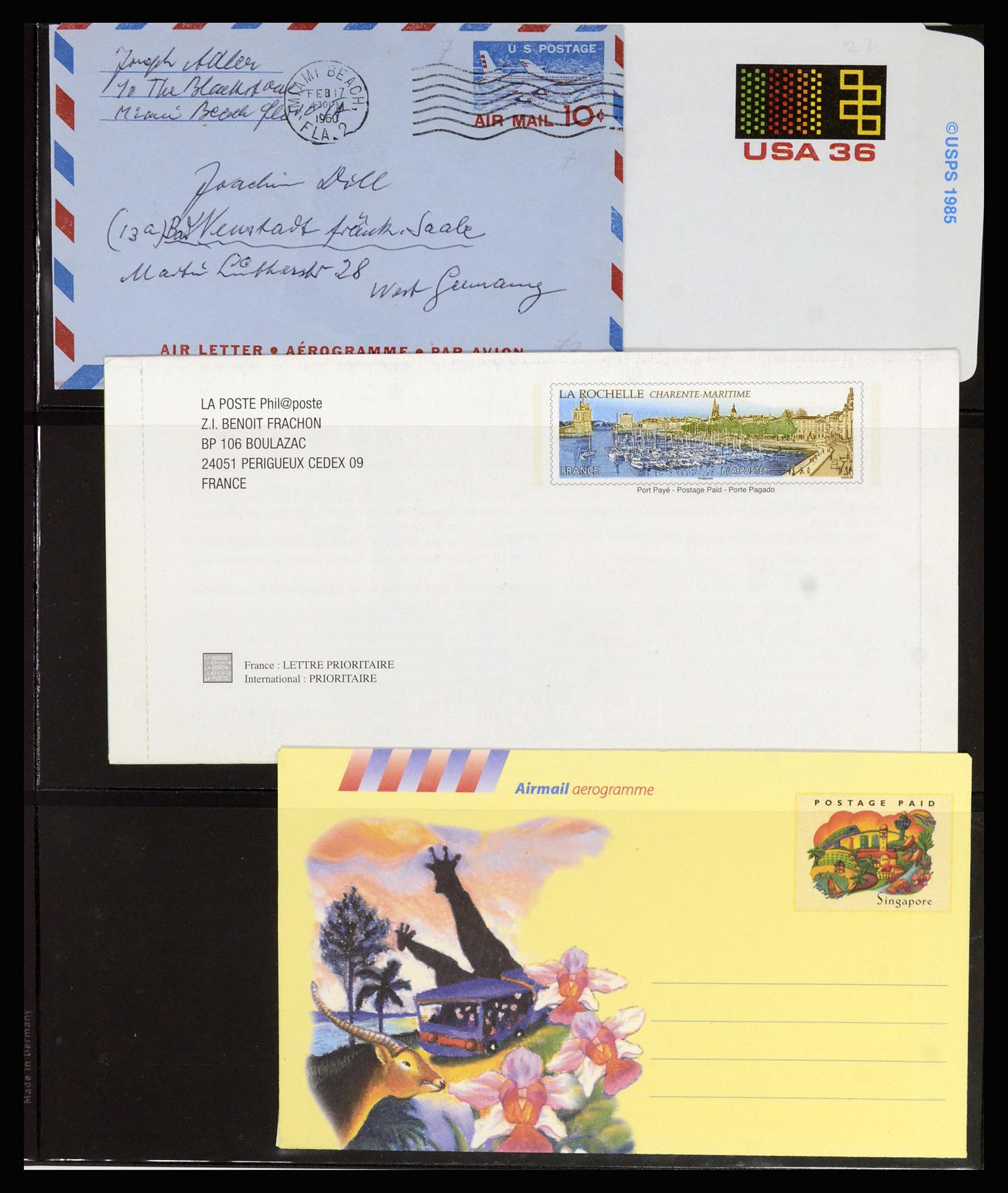 36627 039 - Stamp collection 36627 World aerograms.