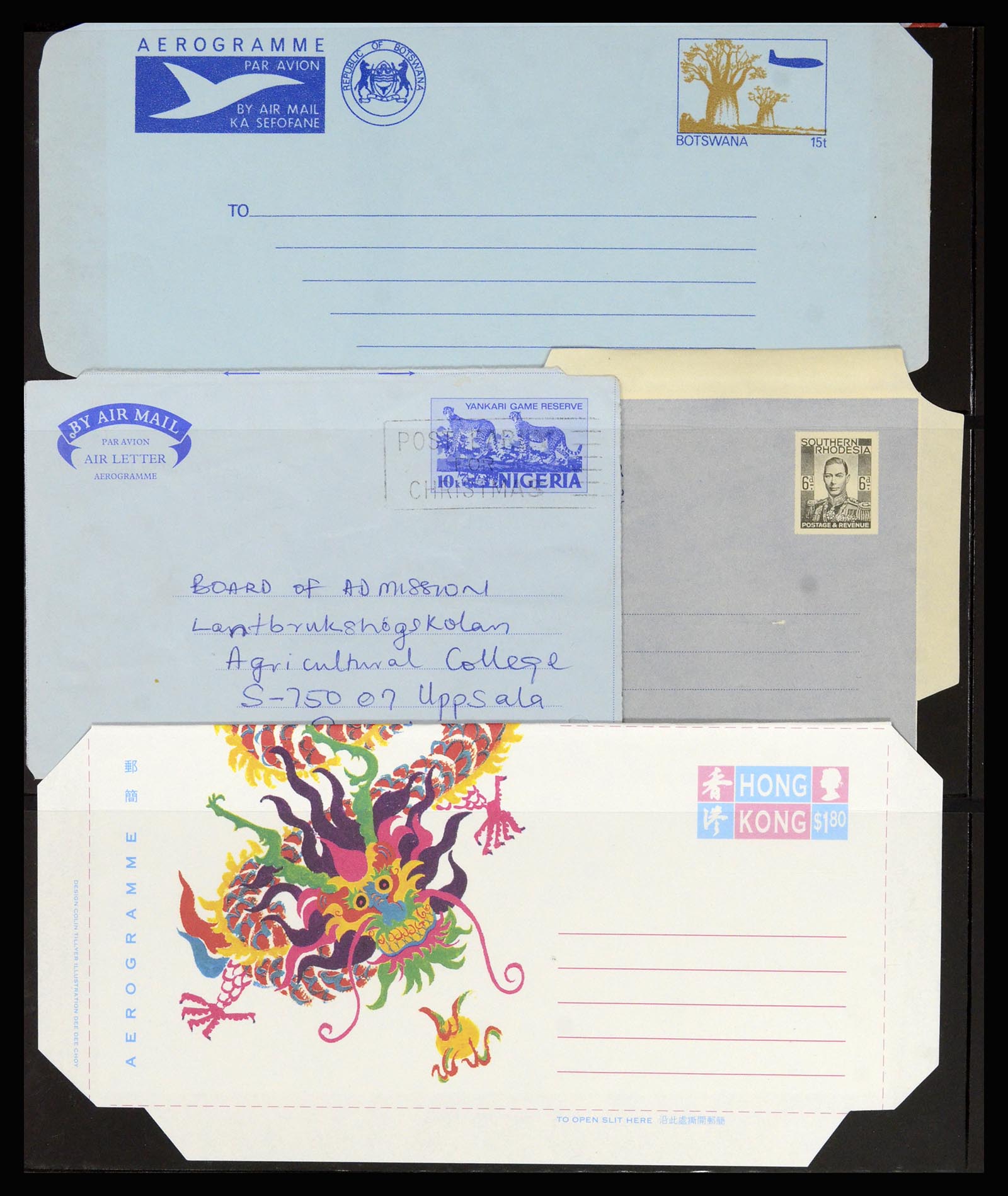 36627 040 - Stamp collection 36627 World aerograms.