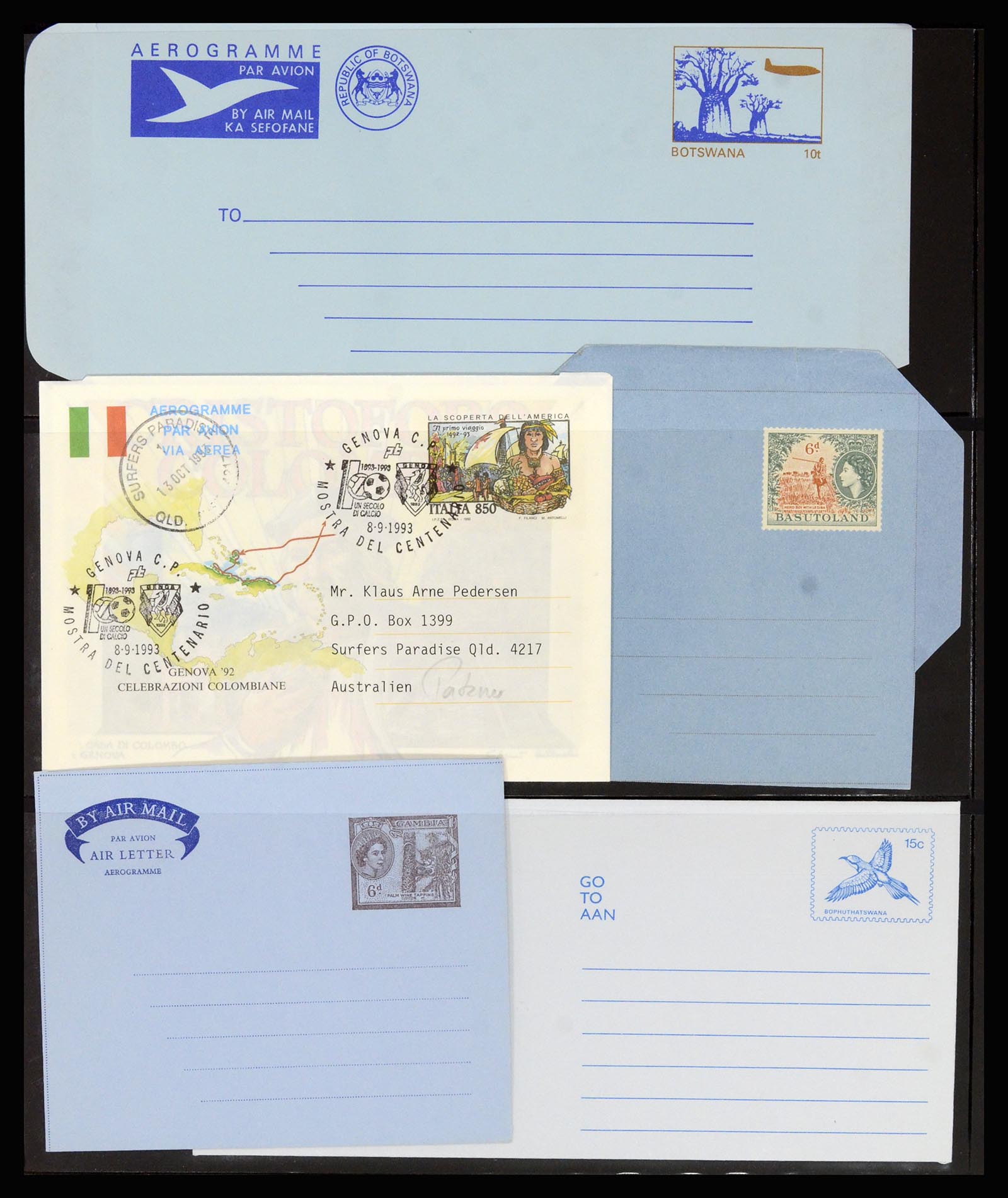 36627 042 - Stamp collection 36627 World aerograms.