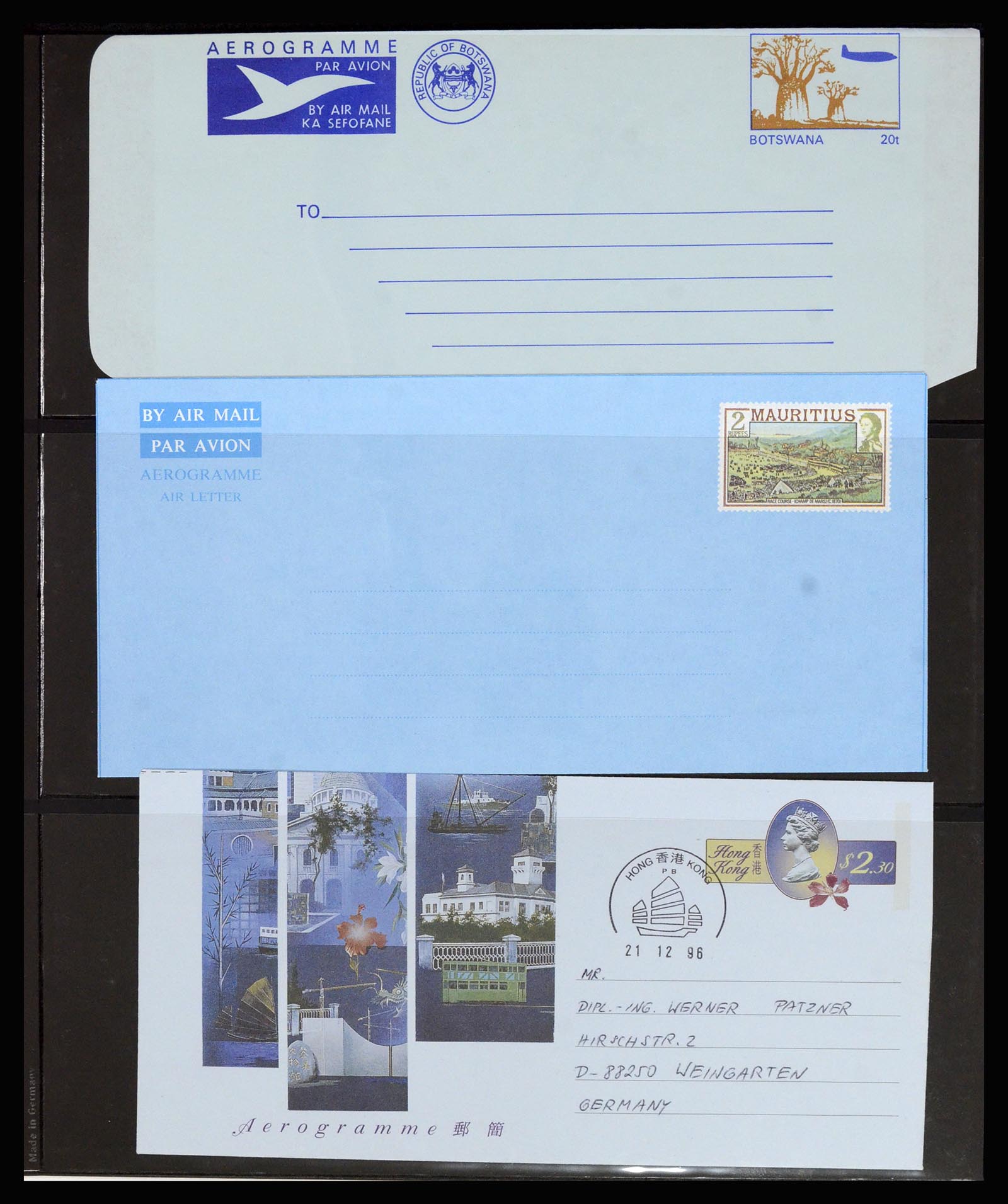 36627 043 - Stamp collection 36627 World aerograms.