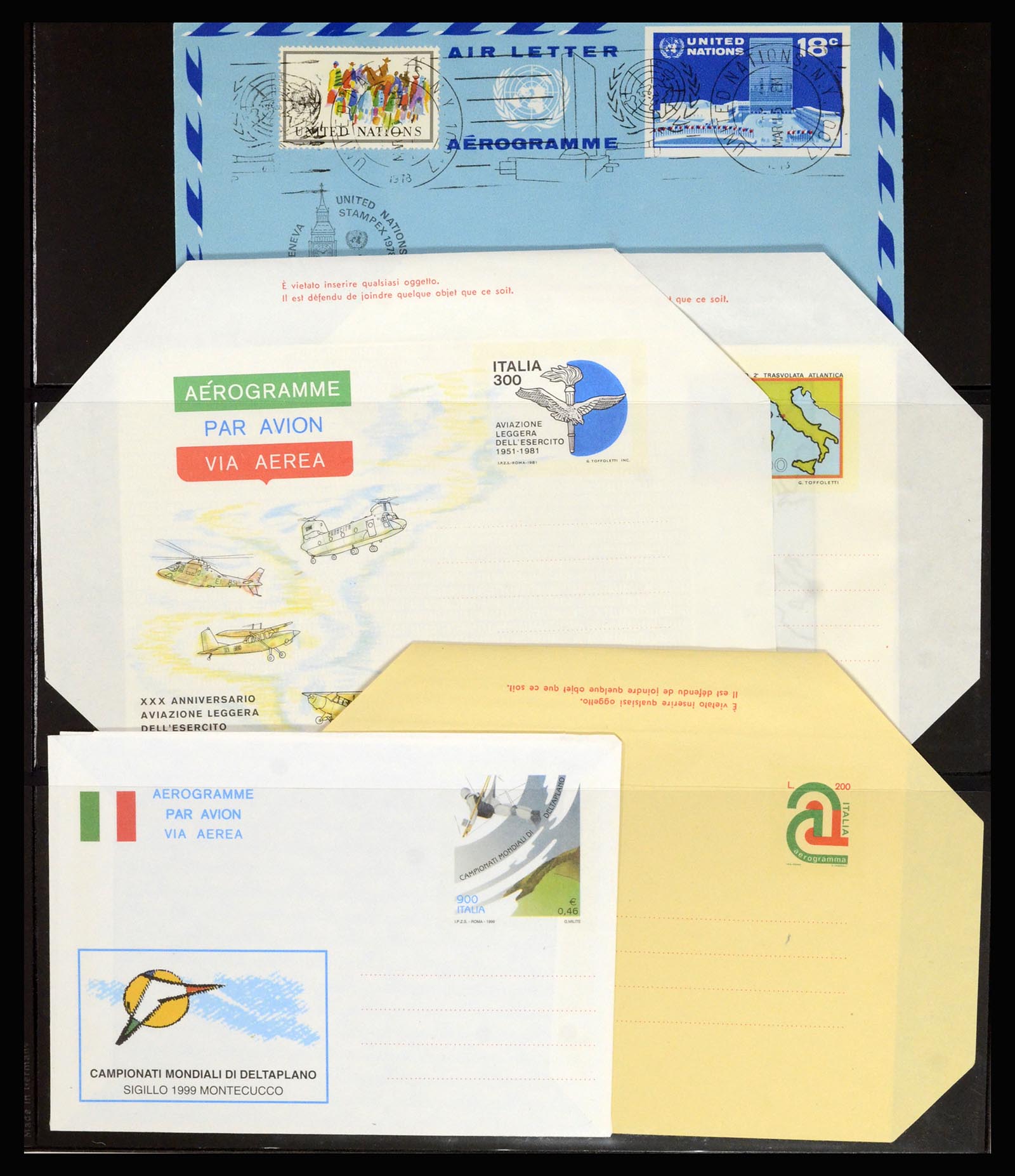 36627 045 - Stamp collection 36627 World aerograms.