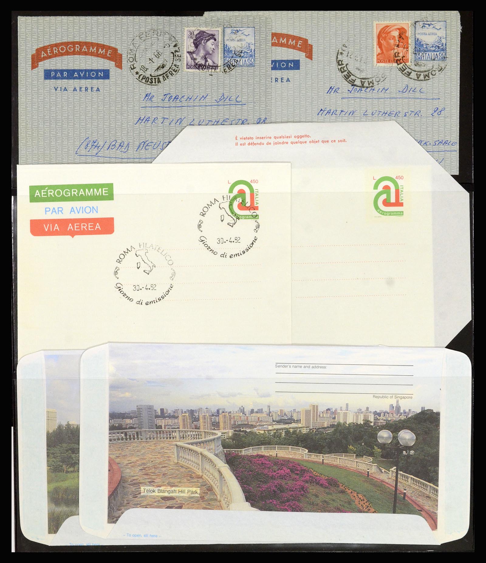 36627 046 - Stamp collection 36627 World aerograms.