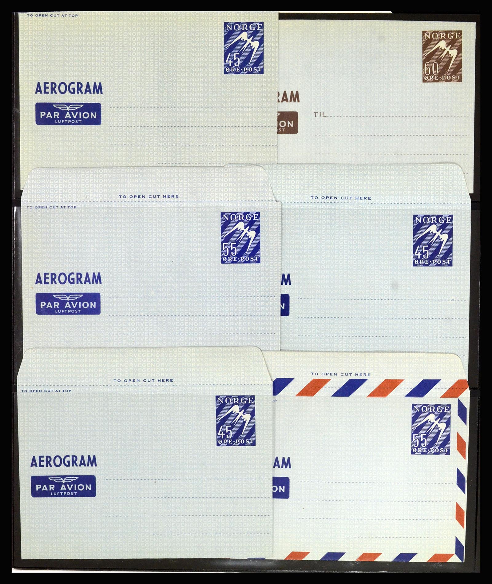 36627 048 - Stamp collection 36627 World aerograms.