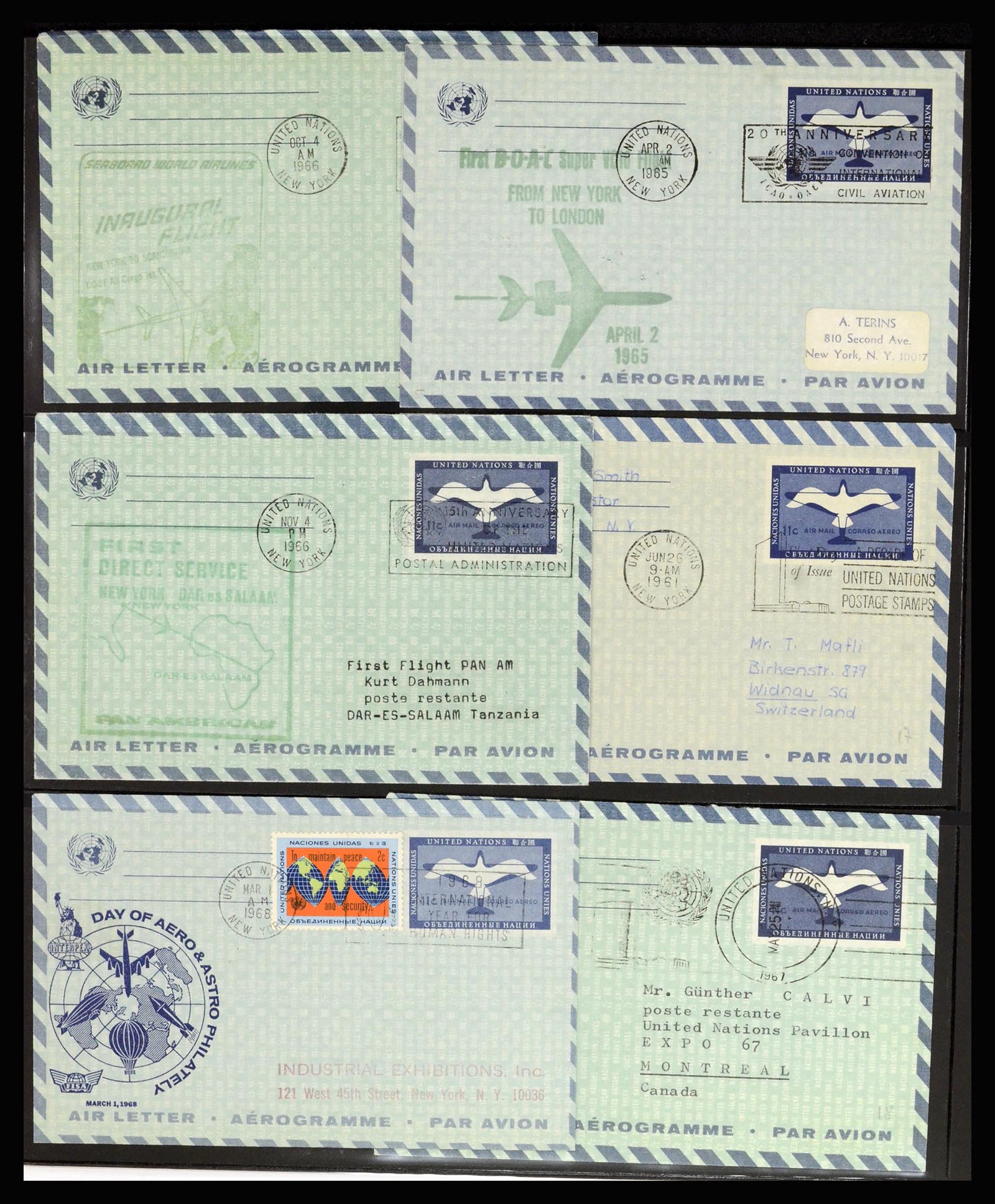 36627 050 - Stamp collection 36627 World aerograms.