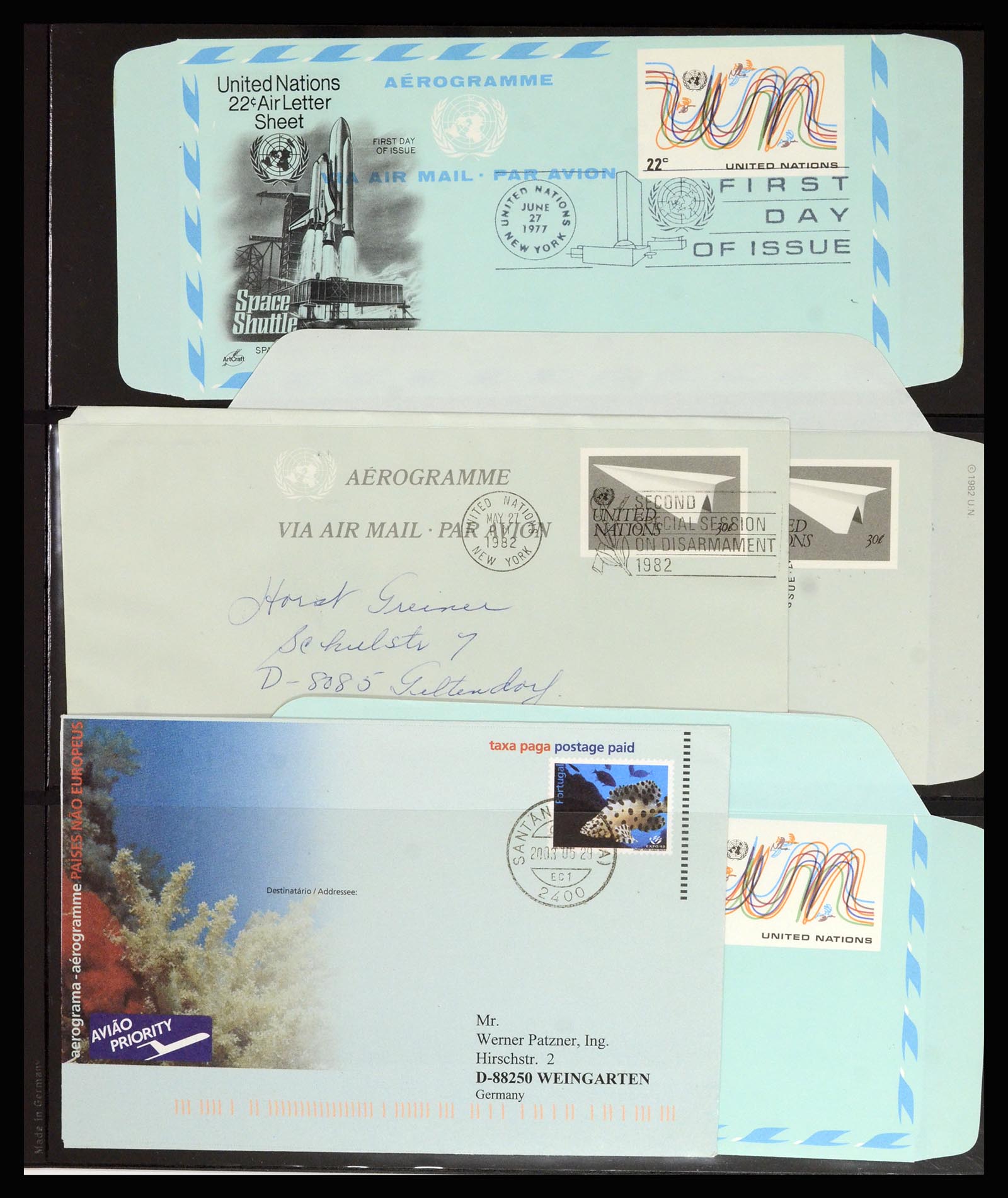 36627 051 - Stamp collection 36627 World aerograms.