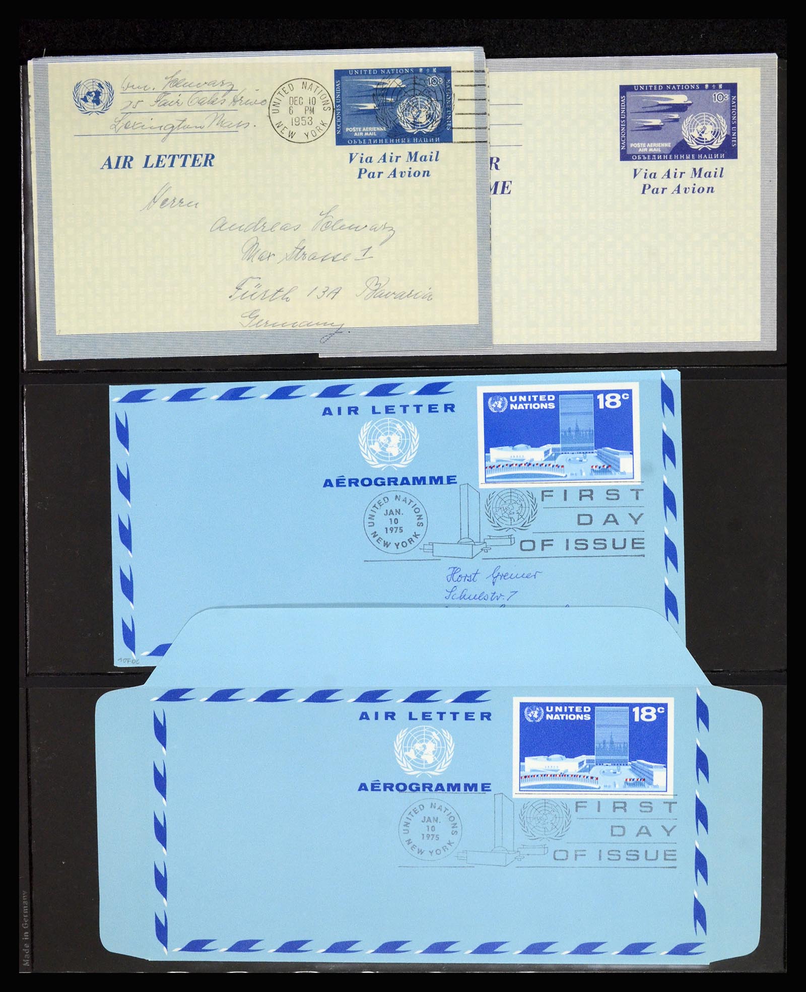 36627 055 - Stamp collection 36627 World aerograms.
