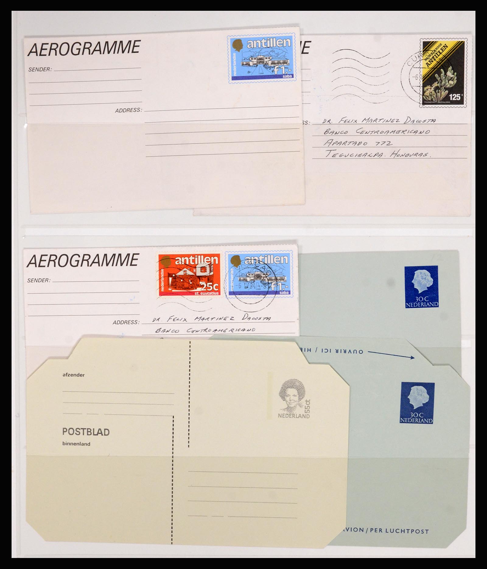 36627 075 - Stamp collection 36627 World aerograms.