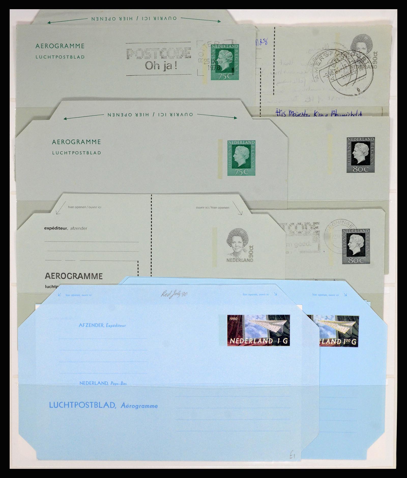 36627 077 - Stamp collection 36627 World aerograms.