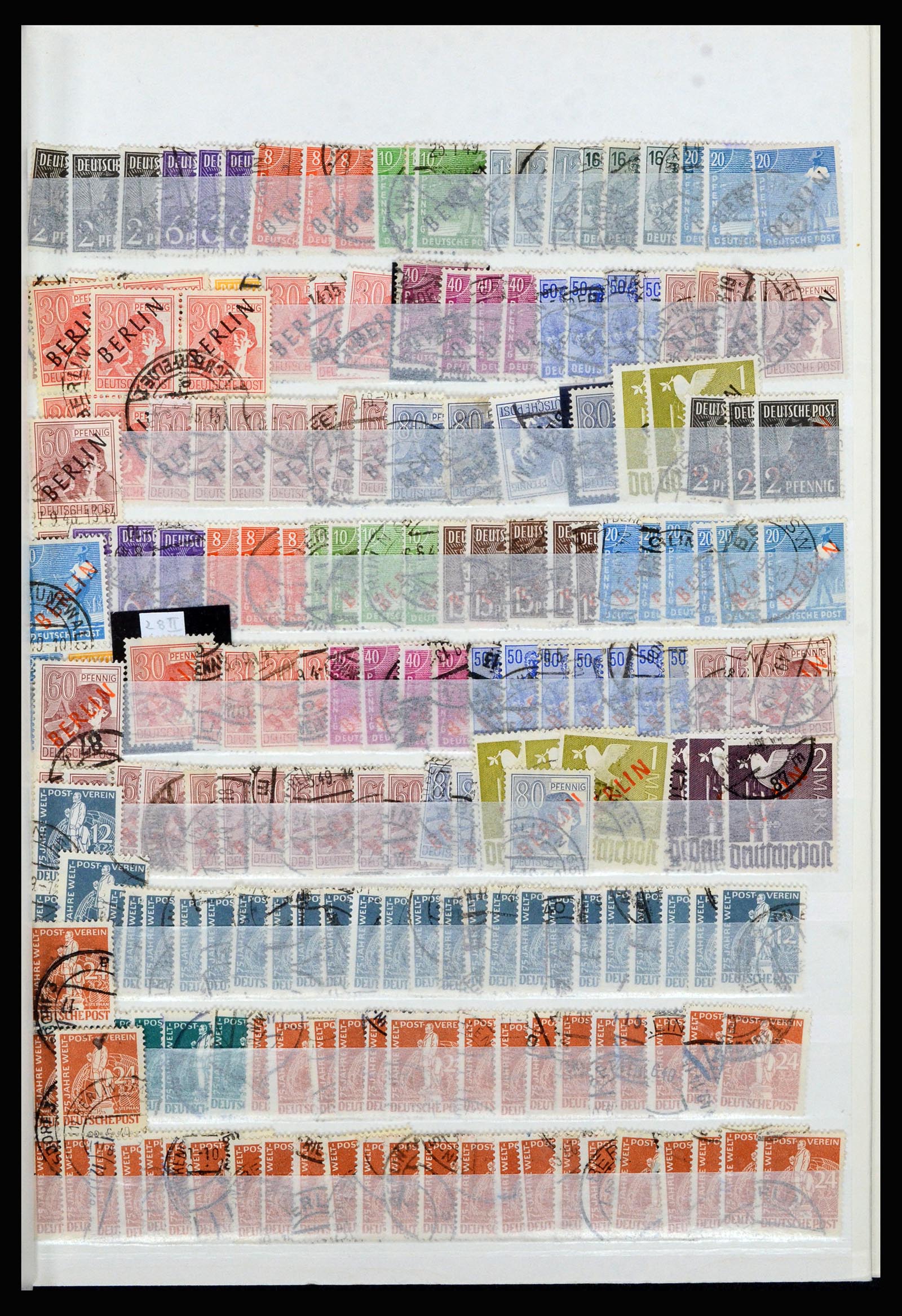 36628 001 - Postzegelverzameling 36628 Berlin 1948-1990.