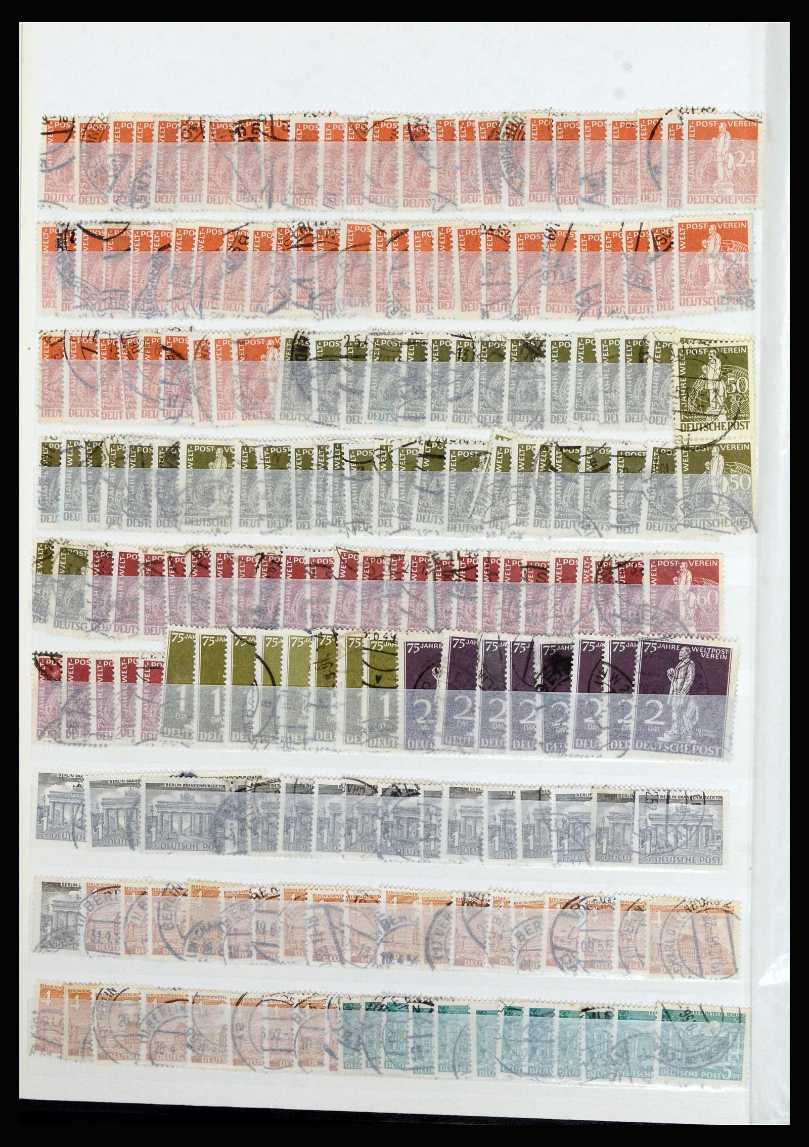 36628 002 - Postzegelverzameling 36628 Berlin 1948-1990.
