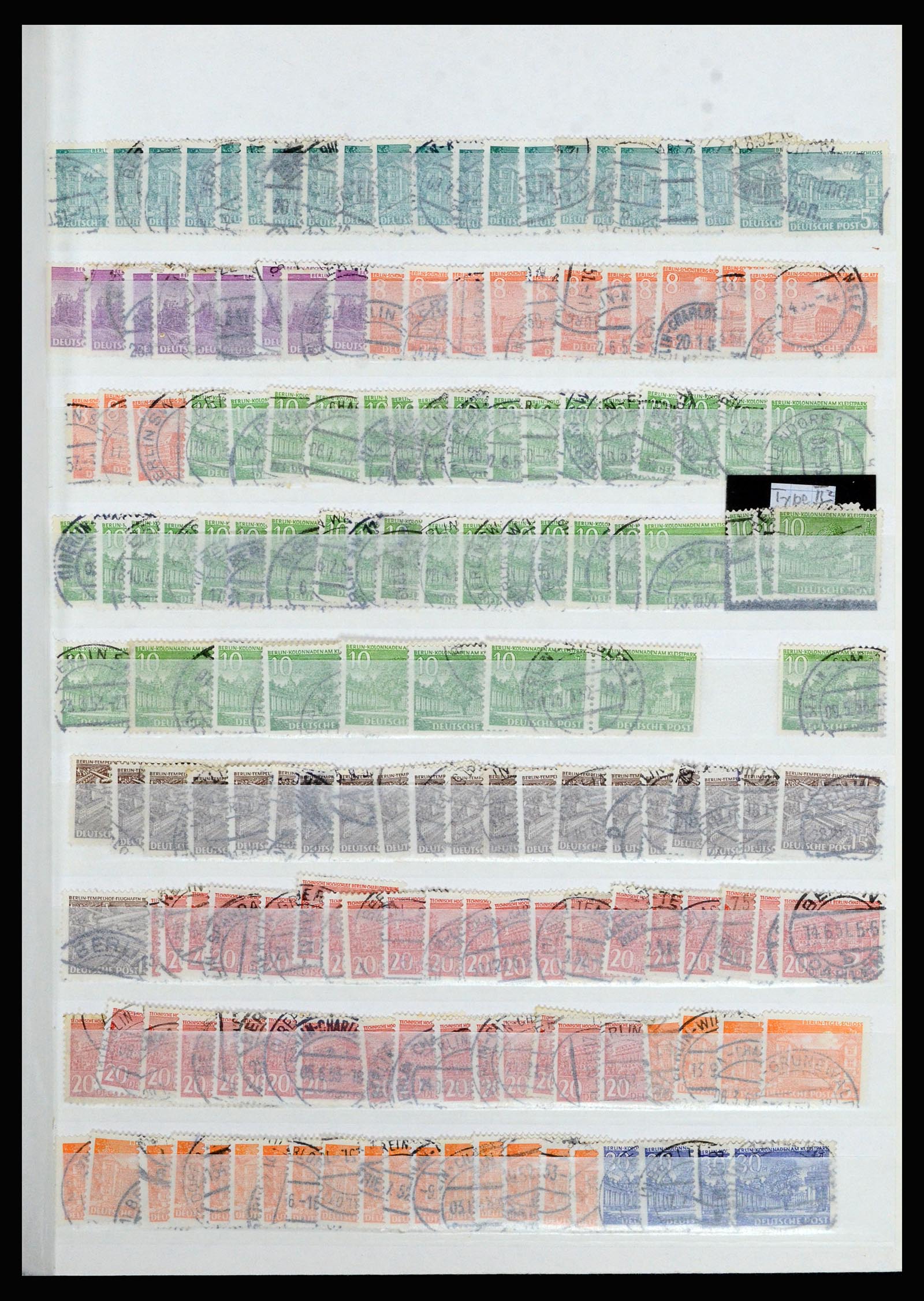 36628 003 - Postzegelverzameling 36628 Berlin 1948-1990.