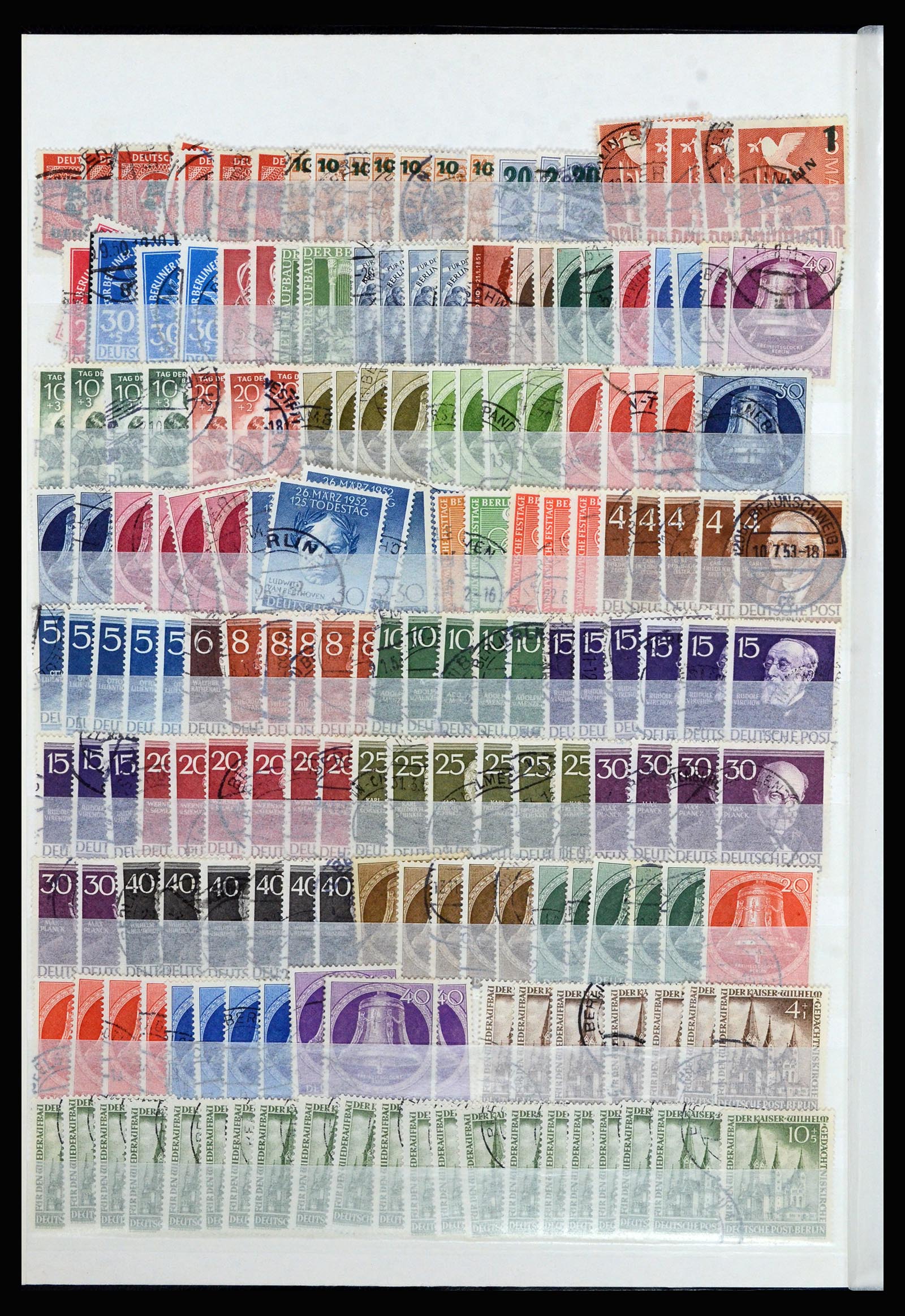 36628 006 - Postzegelverzameling 36628 Berlin 1948-1990.