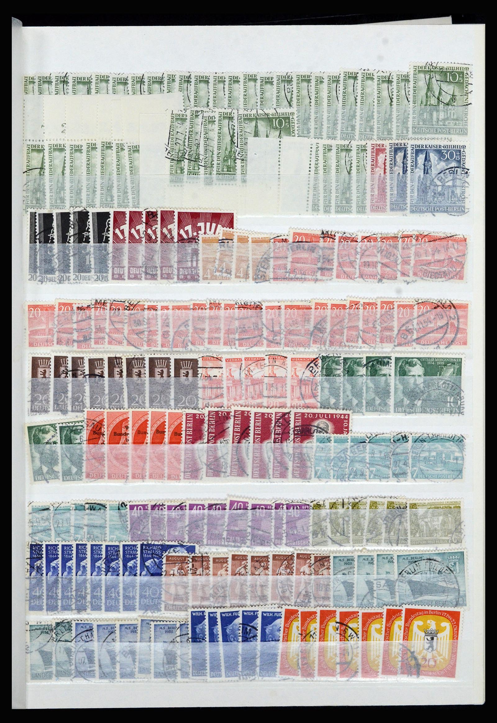 36628 007 - Postzegelverzameling 36628 Berlin 1948-1990.