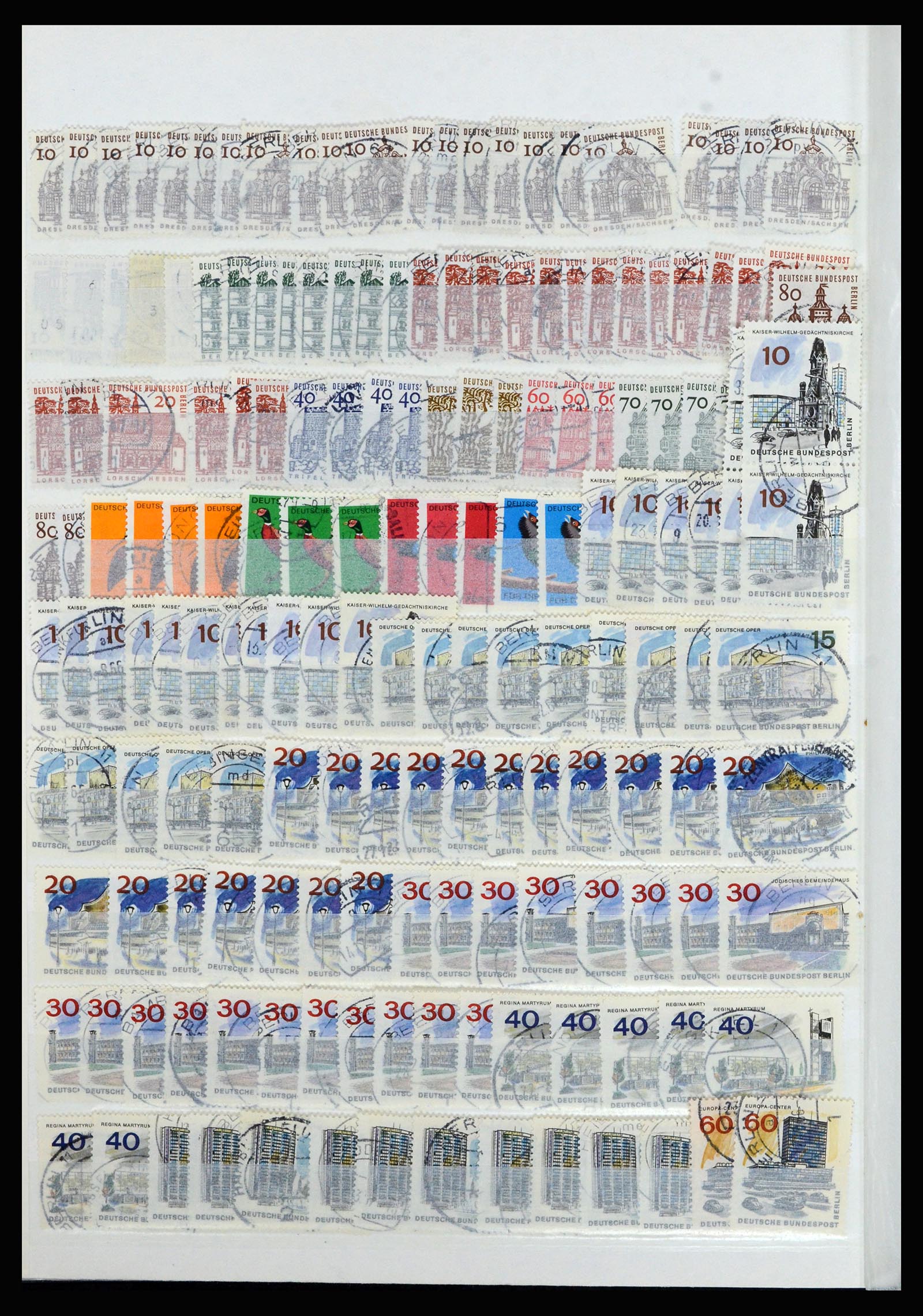 36628 012 - Postzegelverzameling 36628 Berlin 1948-1990.