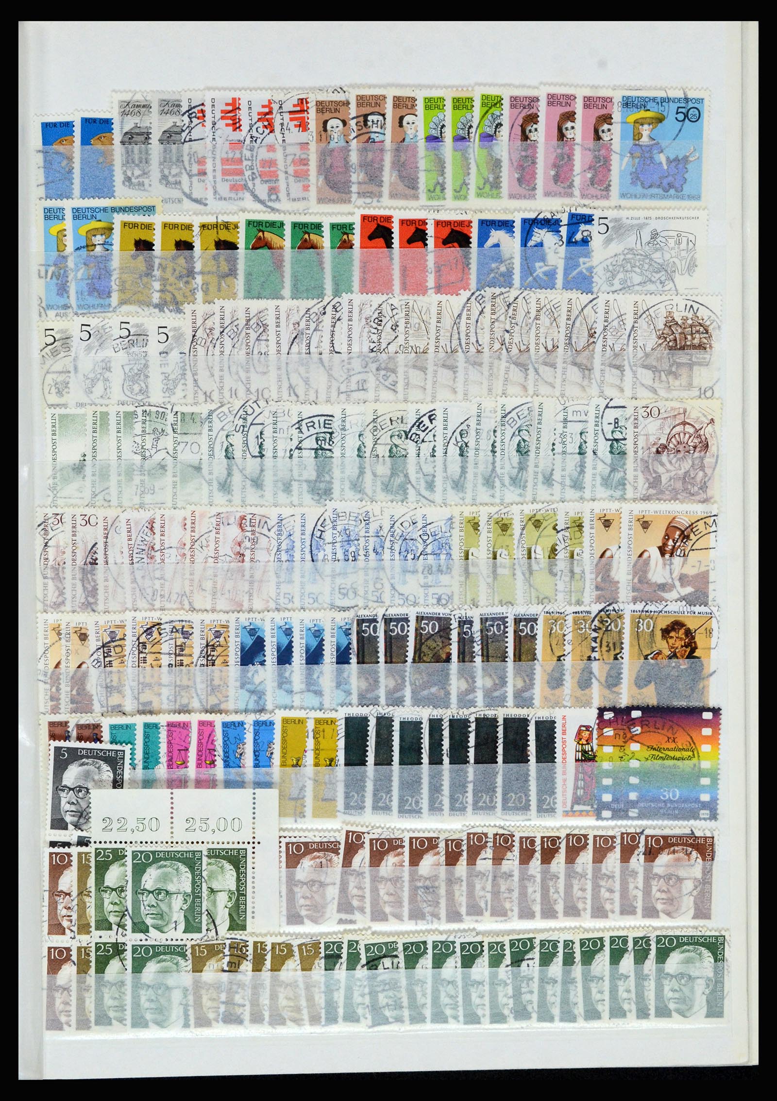 36628 015 - Postzegelverzameling 36628 Berlin 1948-1990.