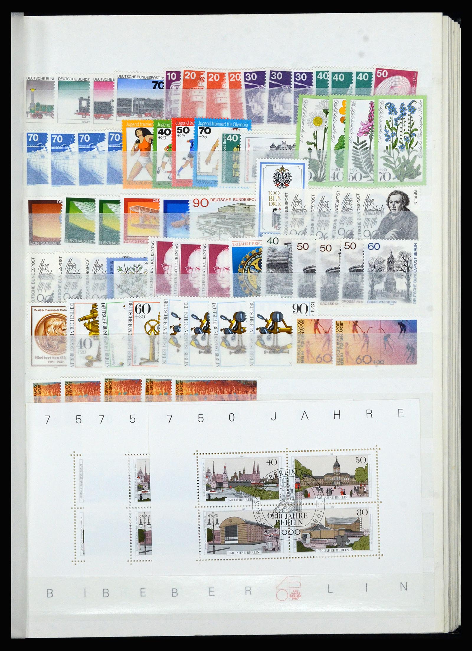36628 031 - Stamp collection 36628 Berlijn 1948-1990.