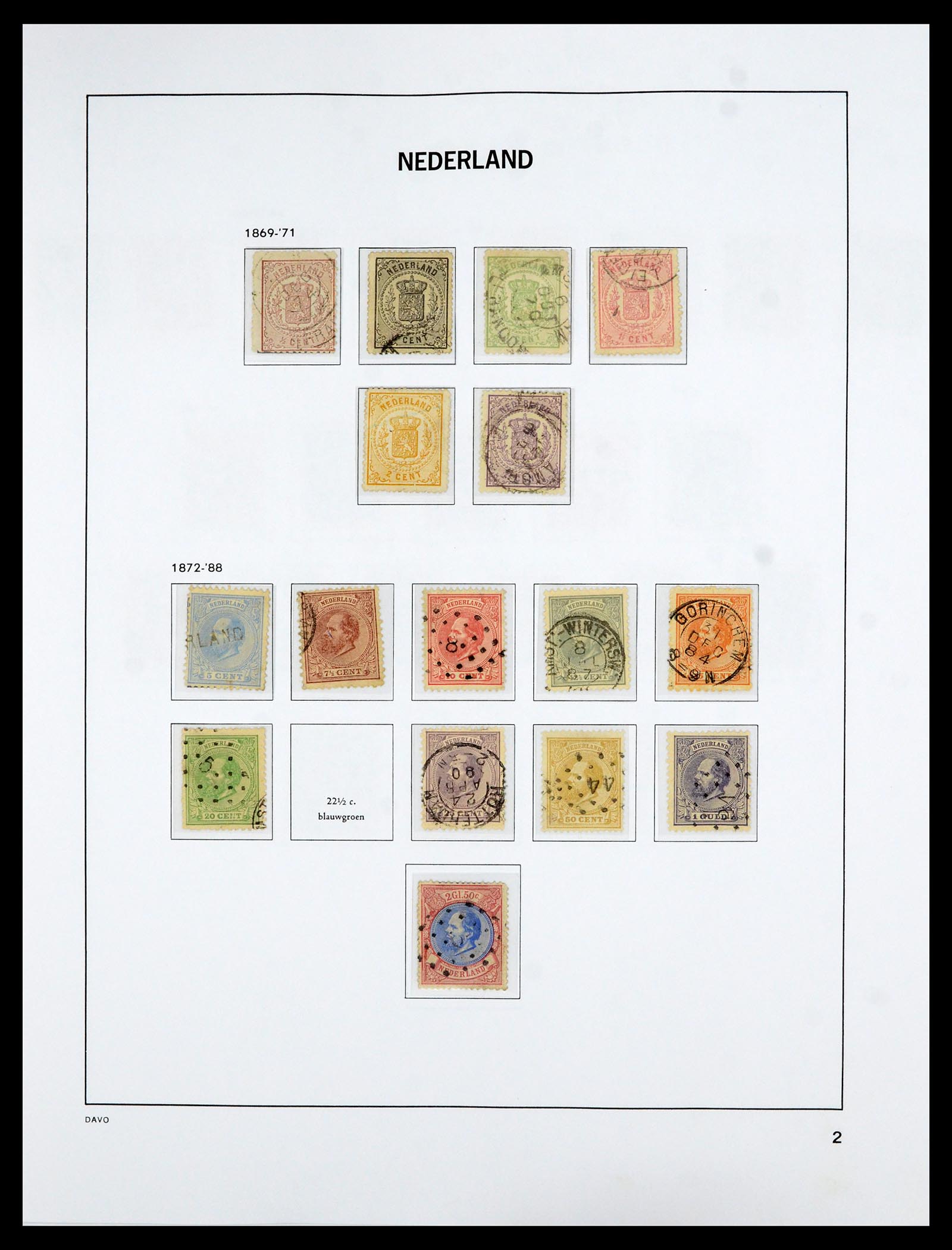36629 002 - Postzegelverzameling 36629 Netherlands 1852-1989.