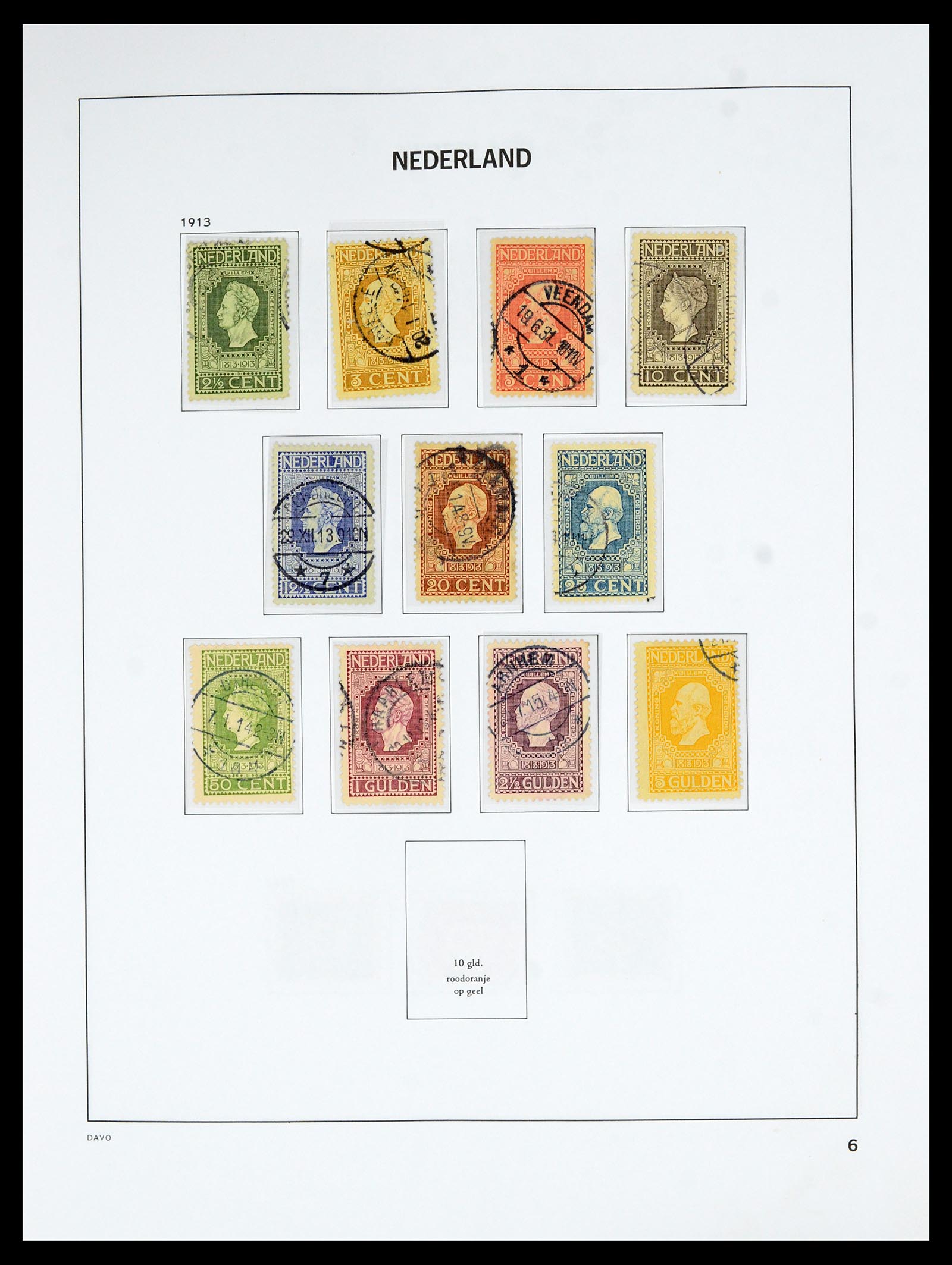 36629 006 - Postzegelverzameling 36629 Netherlands 1852-1989.