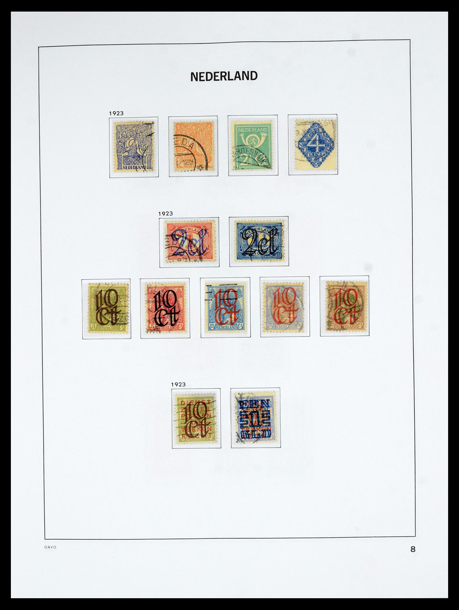 36629 008 - Postzegelverzameling 36629 Netherlands 1852-1989.