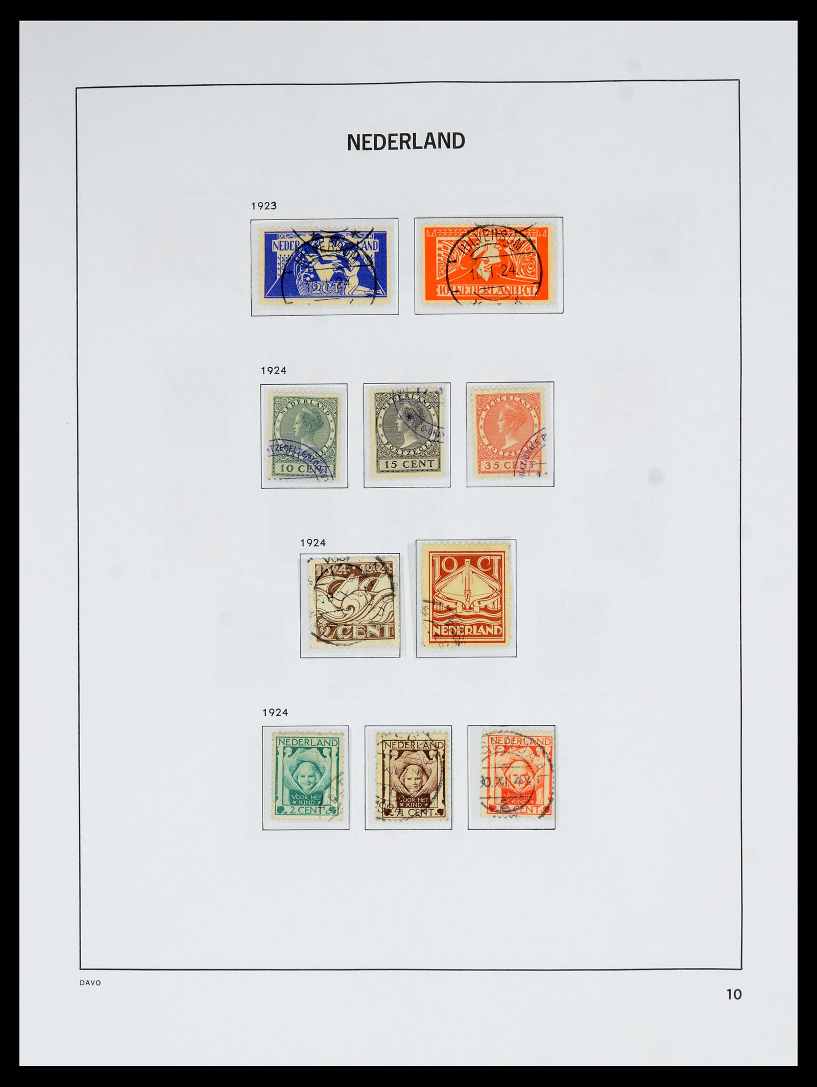36629 010 - Postzegelverzameling 36629 Netherlands 1852-1989.