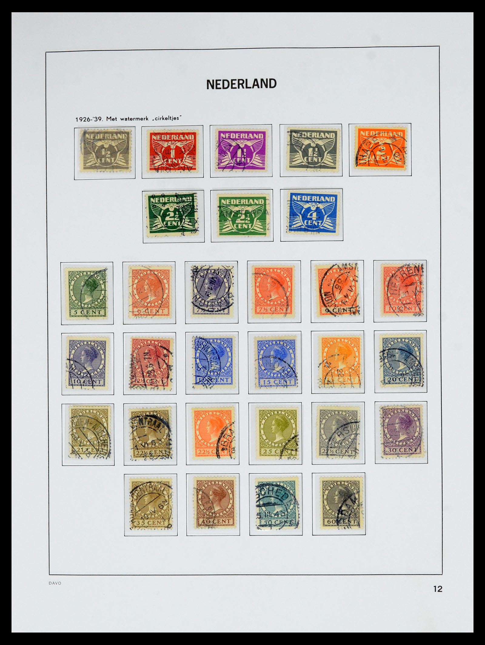 36629 012 - Postzegelverzameling 36629 Netherlands 1852-1989.