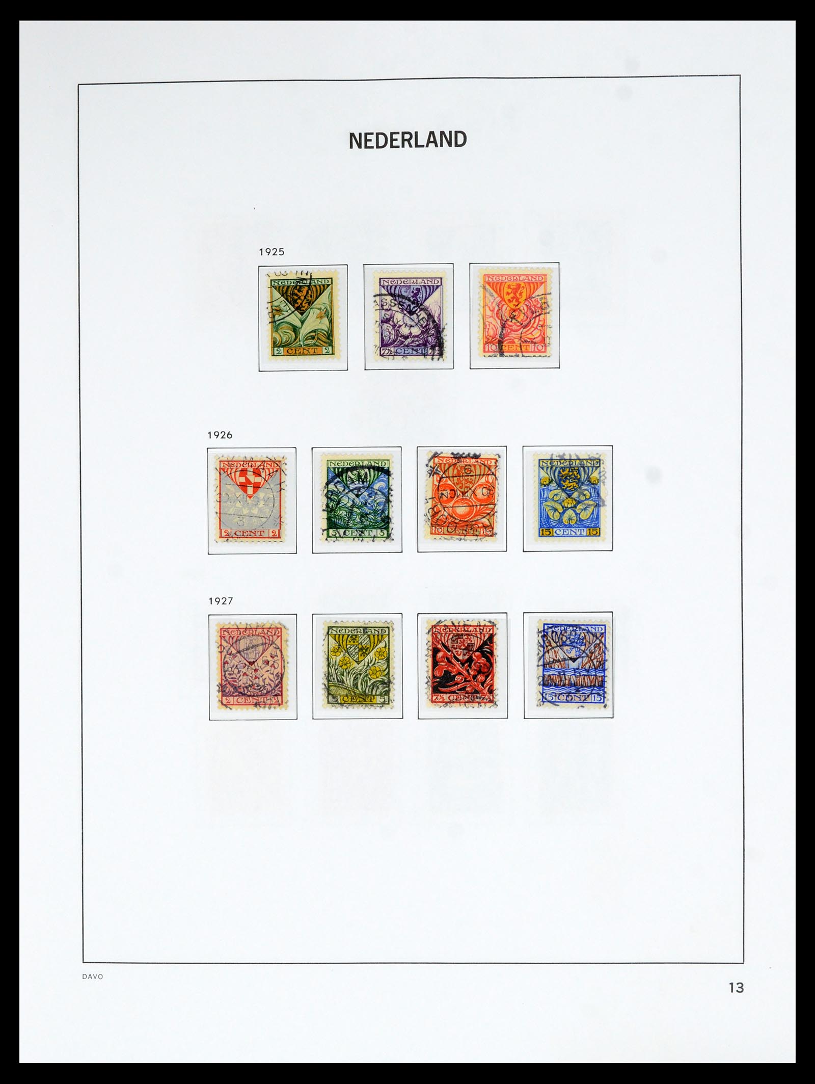 36629 013 - Postzegelverzameling 36629 Netherlands 1852-1989.