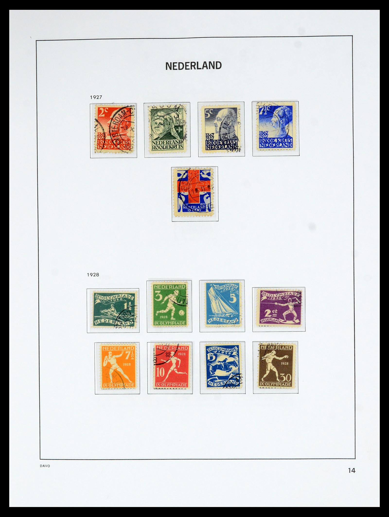 36629 014 - Postzegelverzameling 36629 Netherlands 1852-1989.