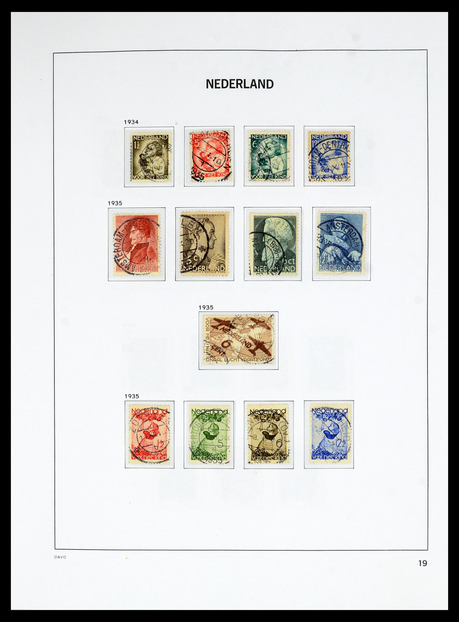 36629 019 - Postzegelverzameling 36629 Netherlands 1852-1989.