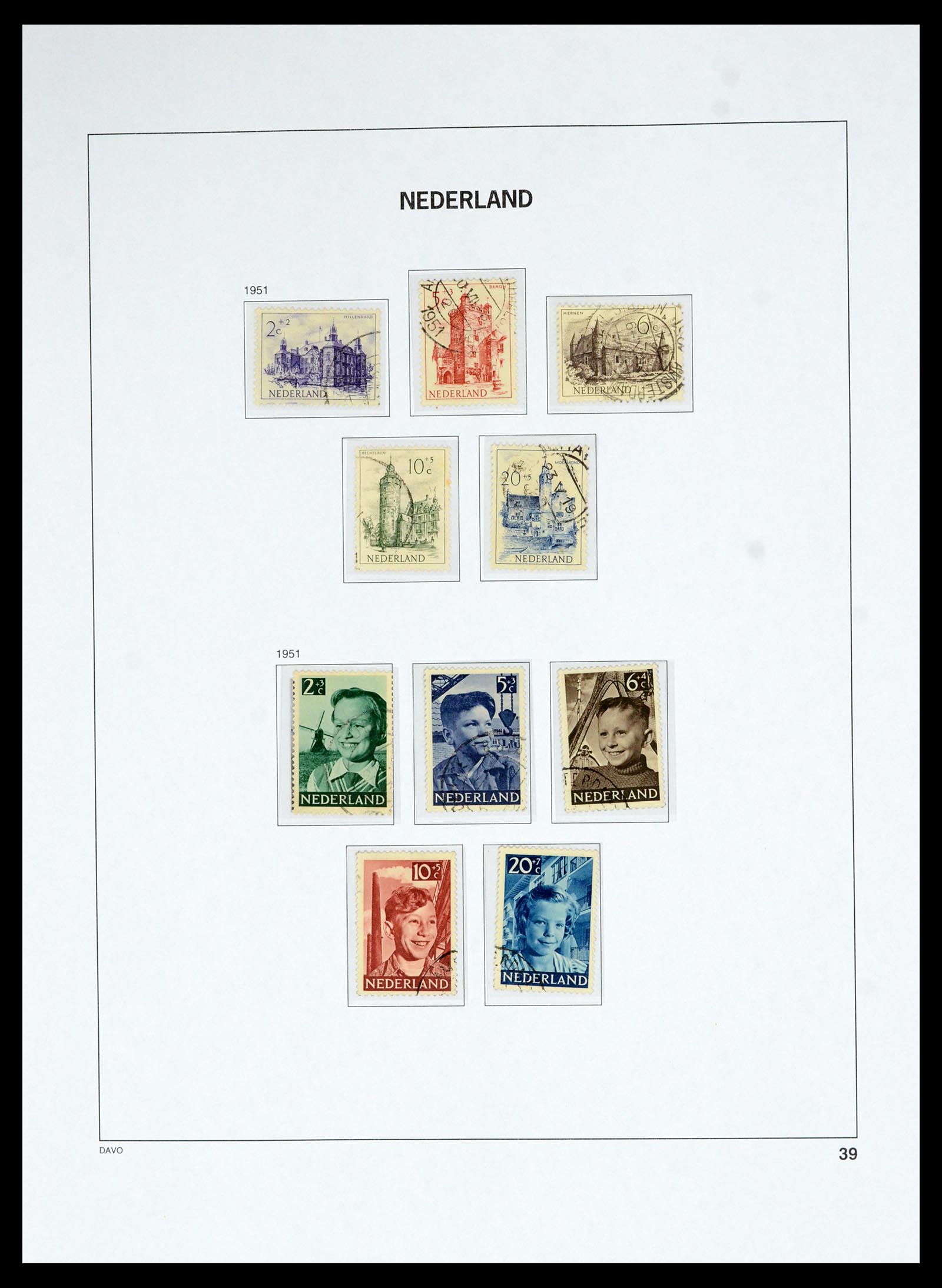 36629 038 - Postzegelverzameling 36629 Netherlands 1852-1989.