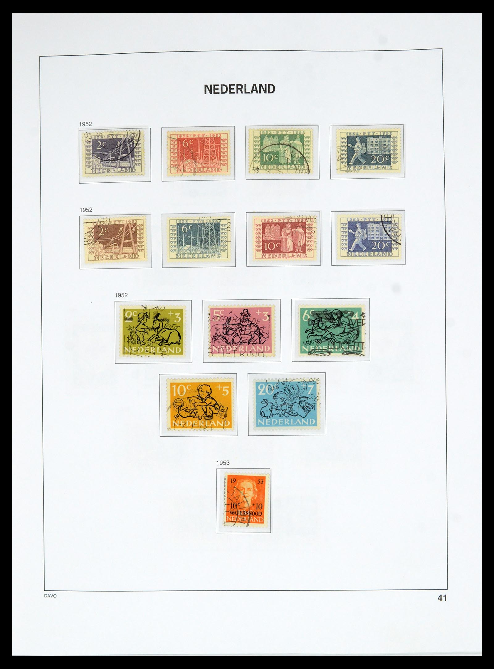 36629 040 - Postzegelverzameling 36629 Netherlands 1852-1989.