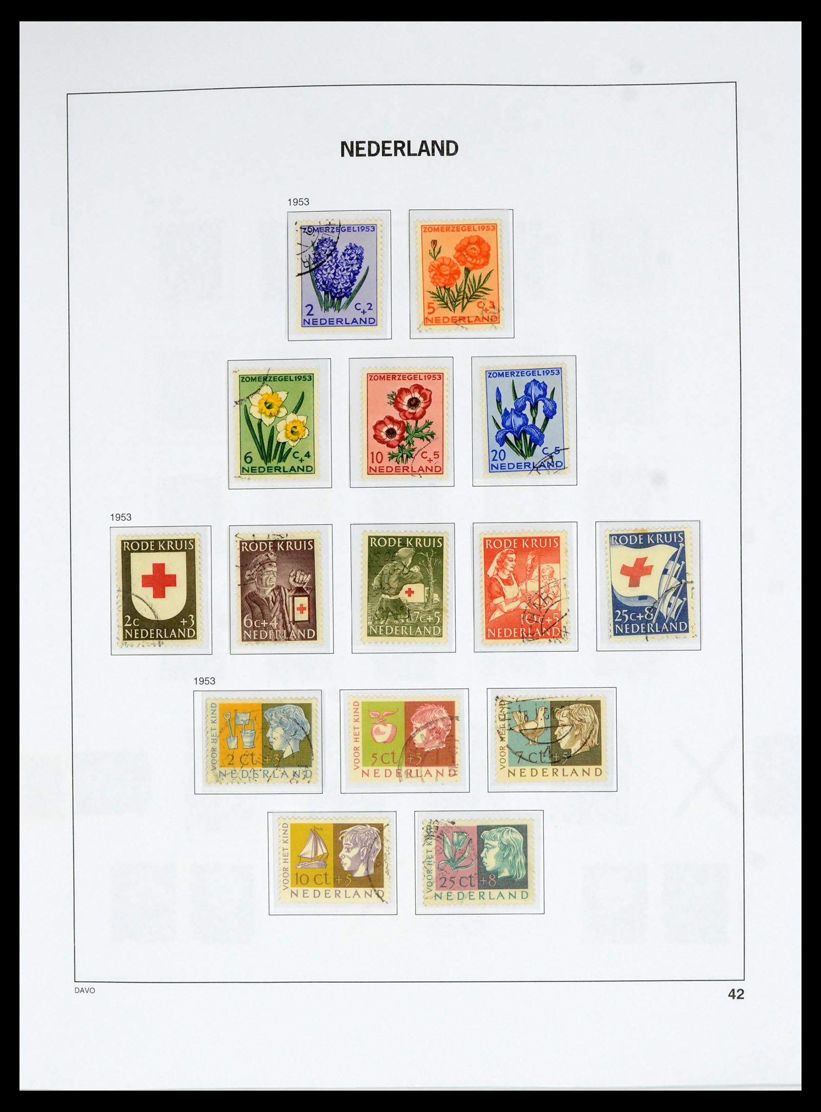 36629 041 - Postzegelverzameling 36629 Netherlands 1852-1989.
