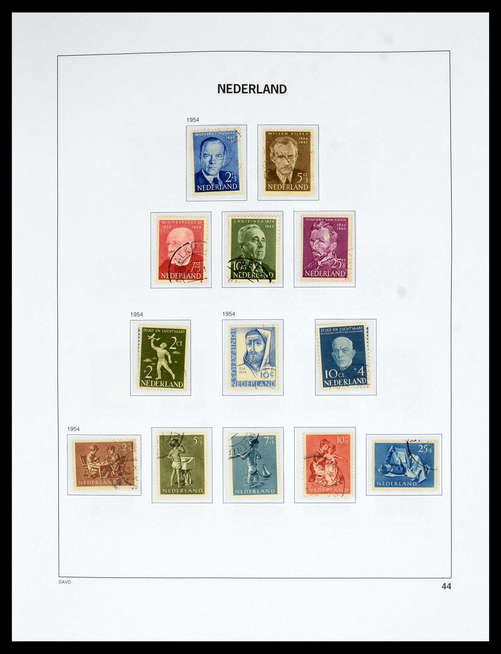 36629 043 - Postzegelverzameling 36629 Netherlands 1852-1989.