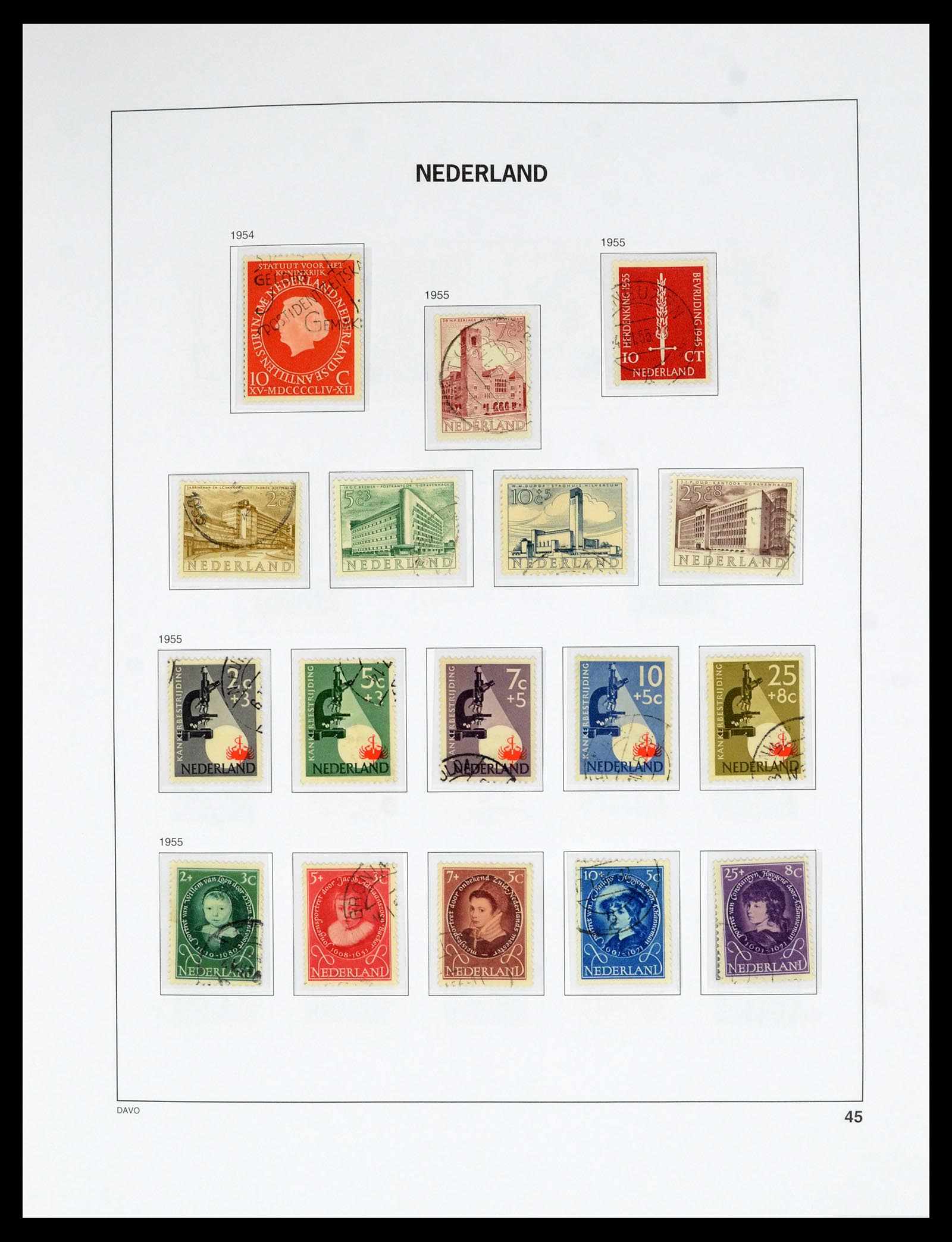 36629 044 - Stamp collection 36629 Nederland 1852-1989.