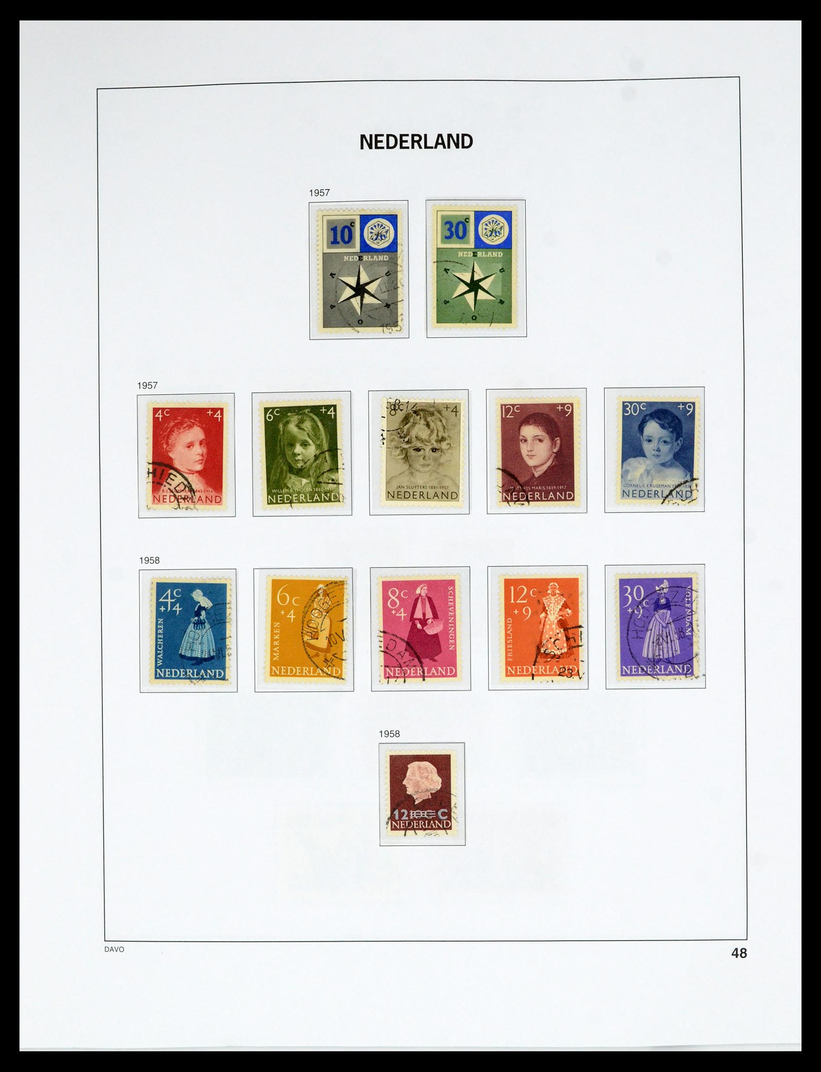 36629 047 - Postzegelverzameling 36629 Netherlands 1852-1989.